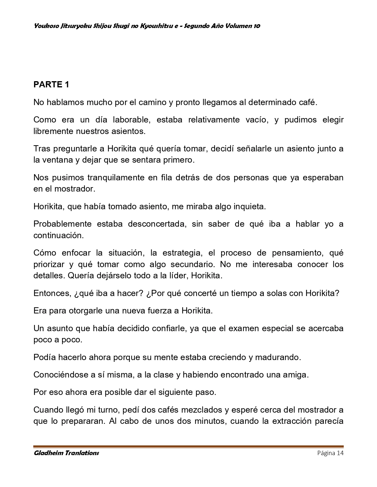 Página 14 del Manga