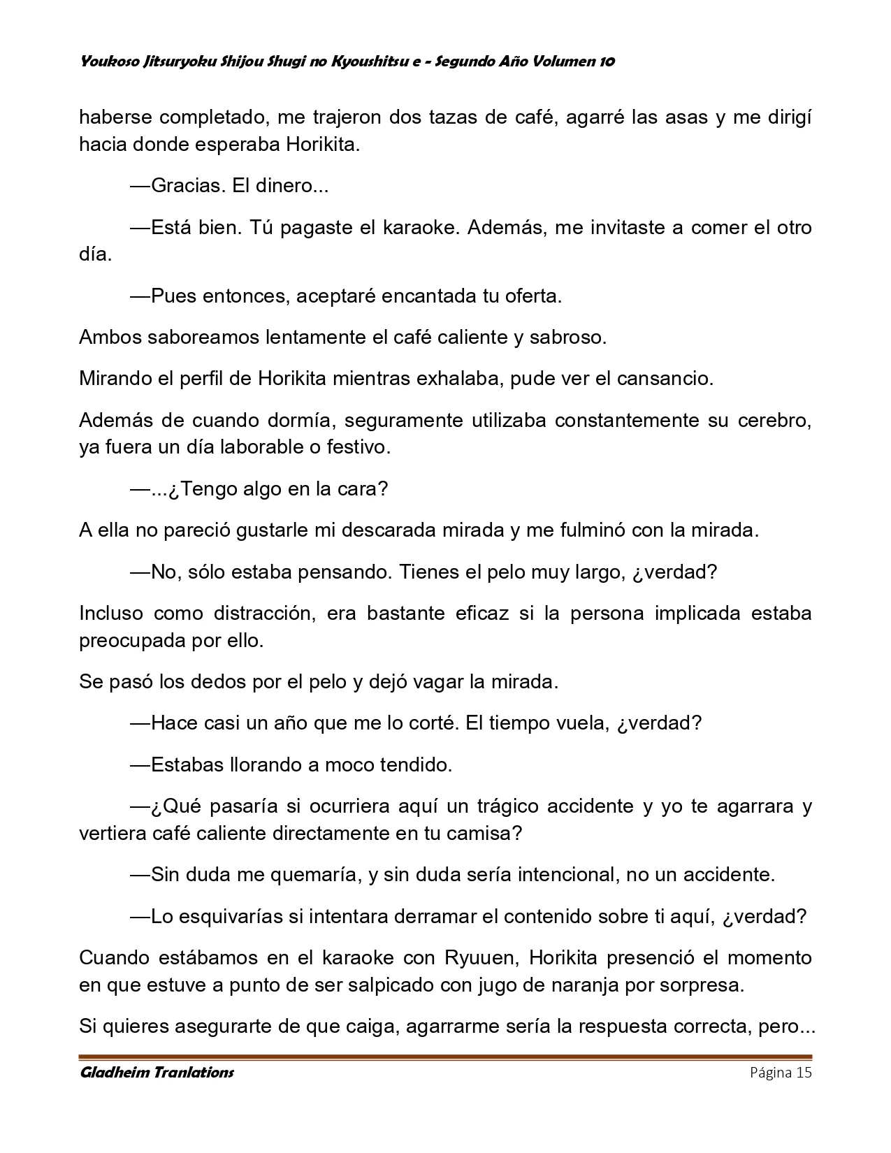 Página 15 del Manga