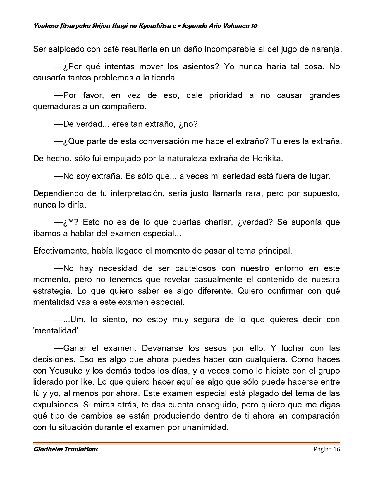 Página 16 del Manga