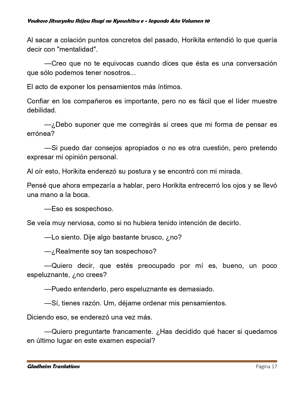 Página 17 del Manga