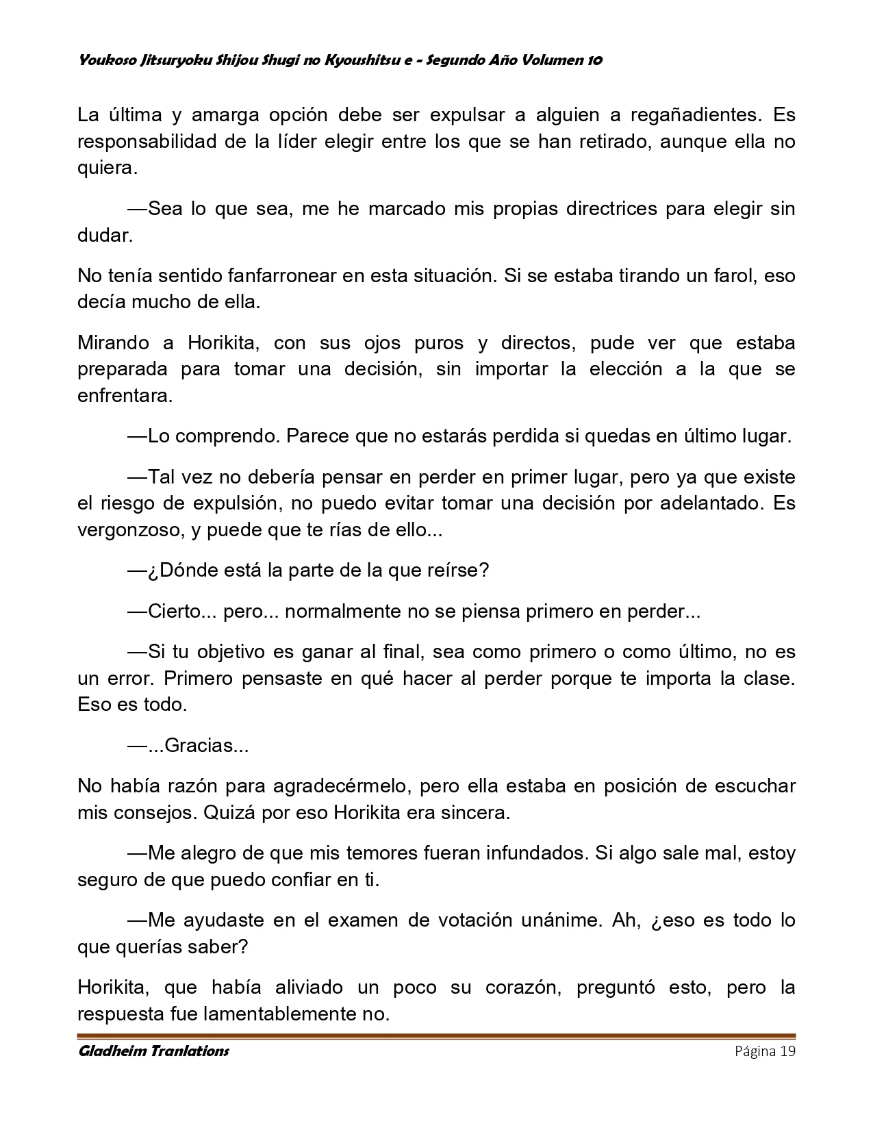 Página 19 del Manga