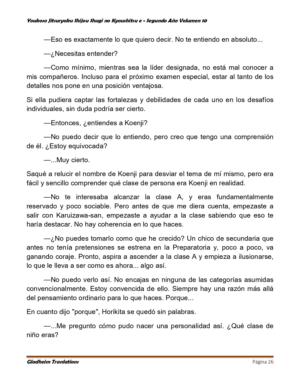 Página 26 del Manga