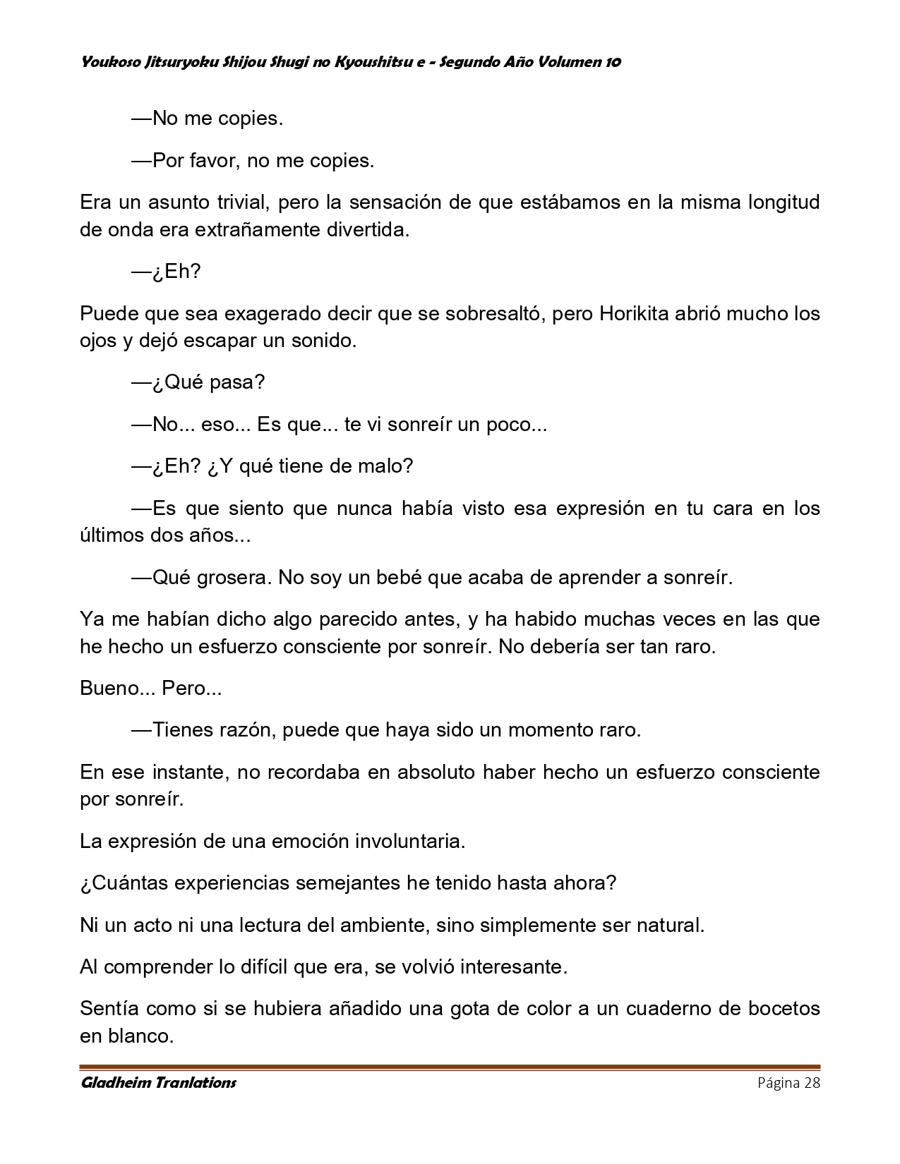 Página 28 del Manga