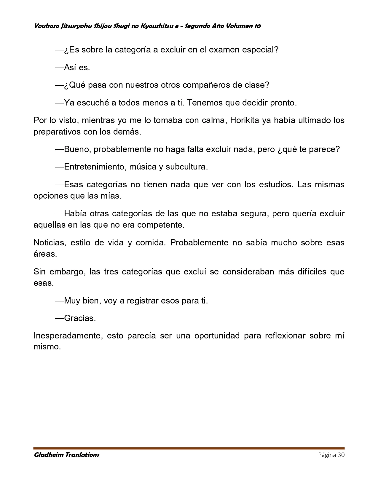 Página 30 del Manga