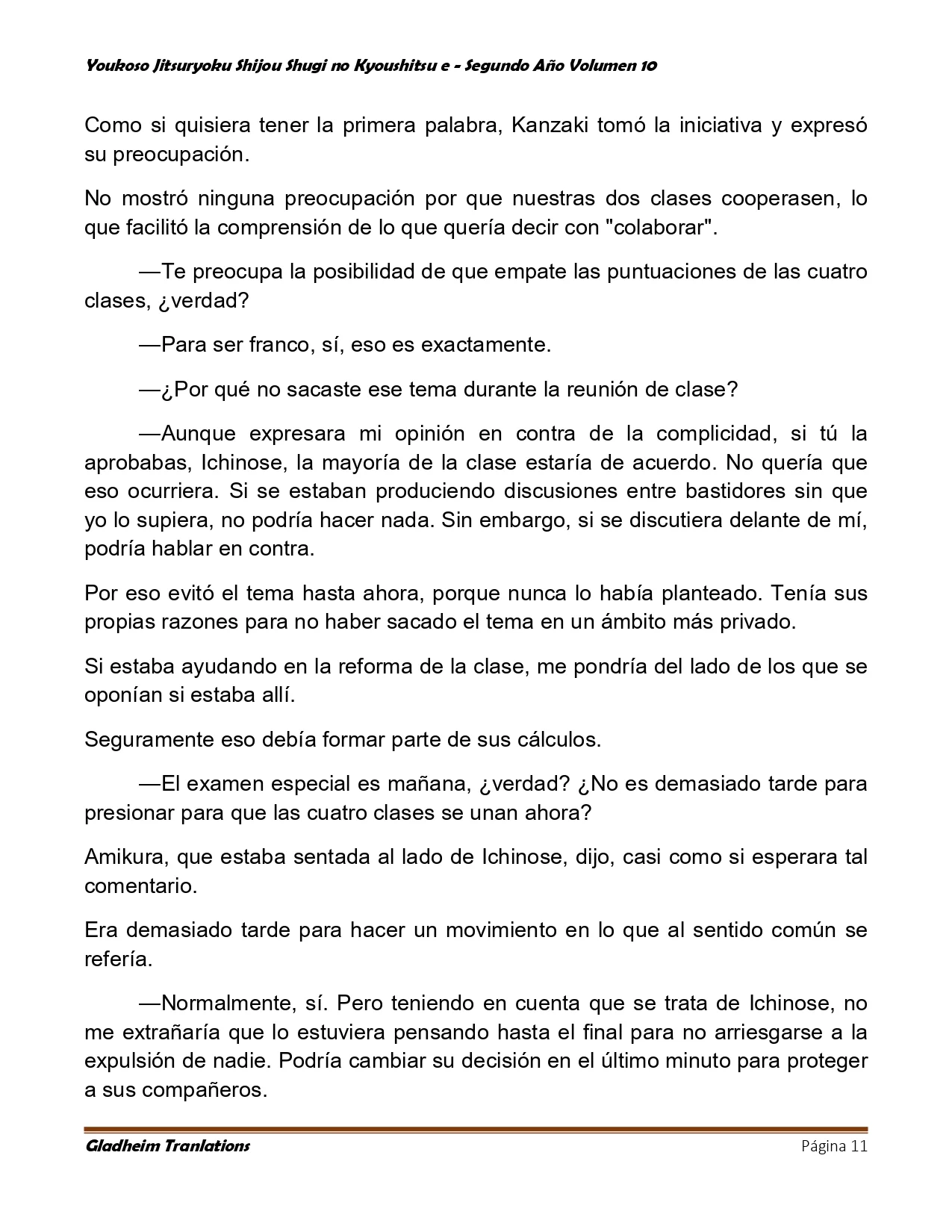 Página 11 del Manga