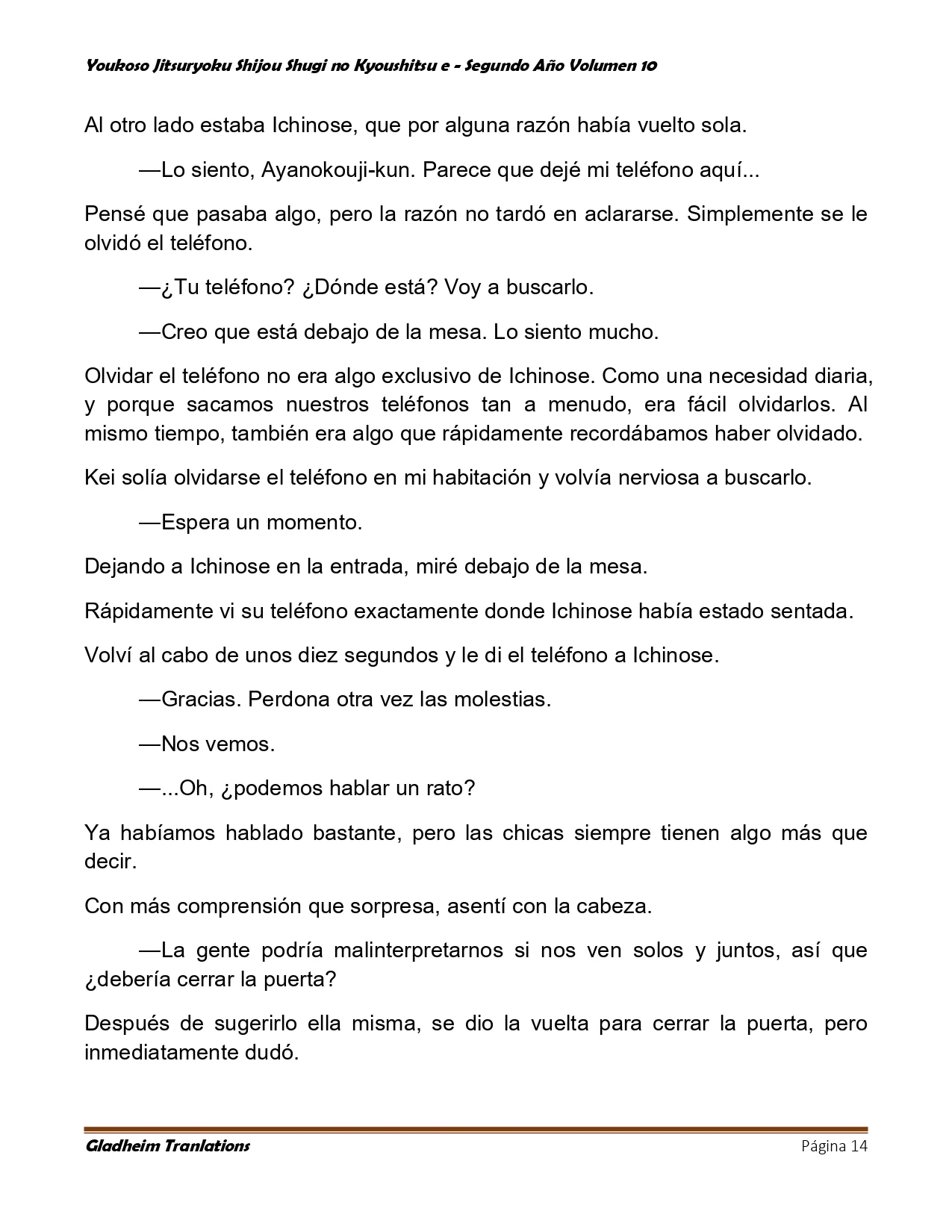 Página 14 del Manga