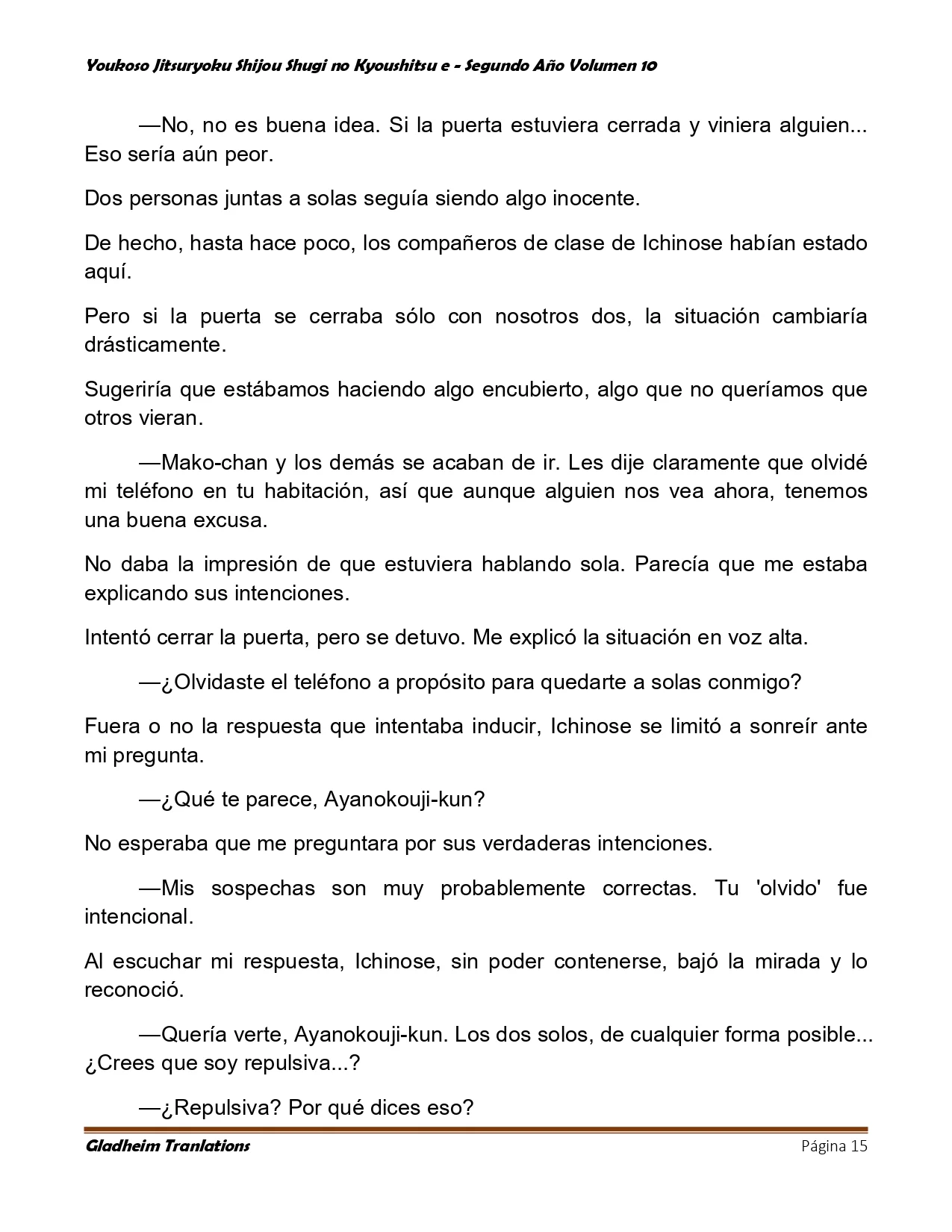 Página 15 del Manga