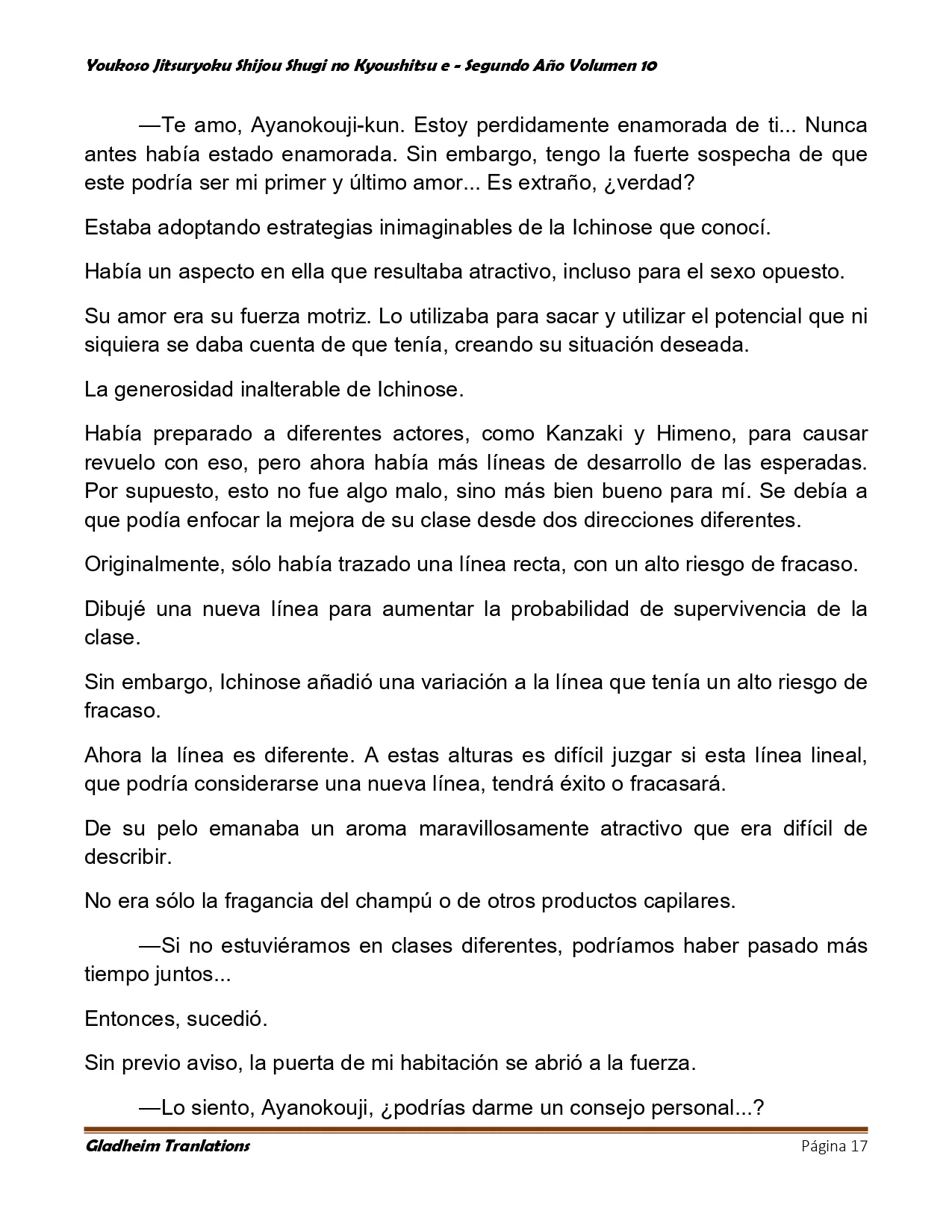 Página 17 del Manga