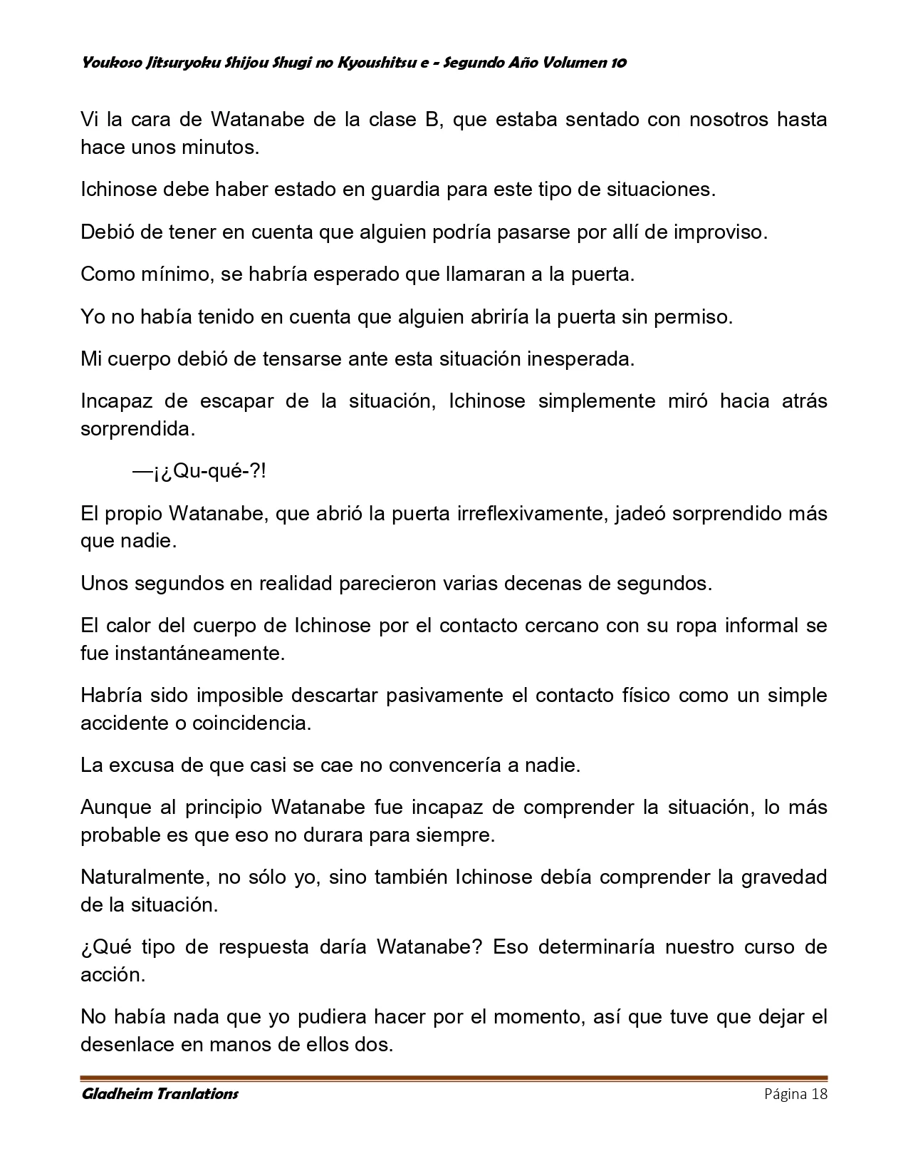 Página 18 del Manga