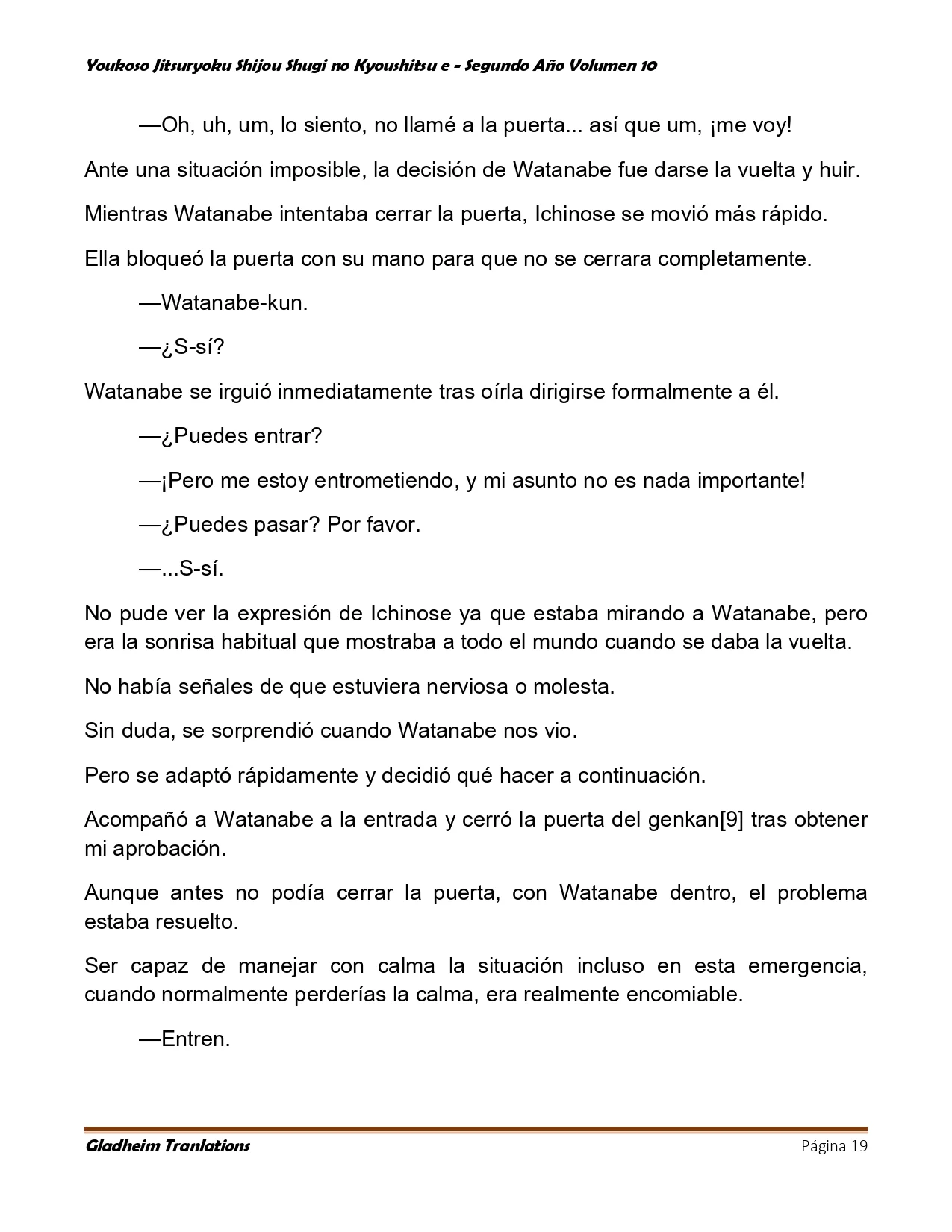 Página 19 del Manga