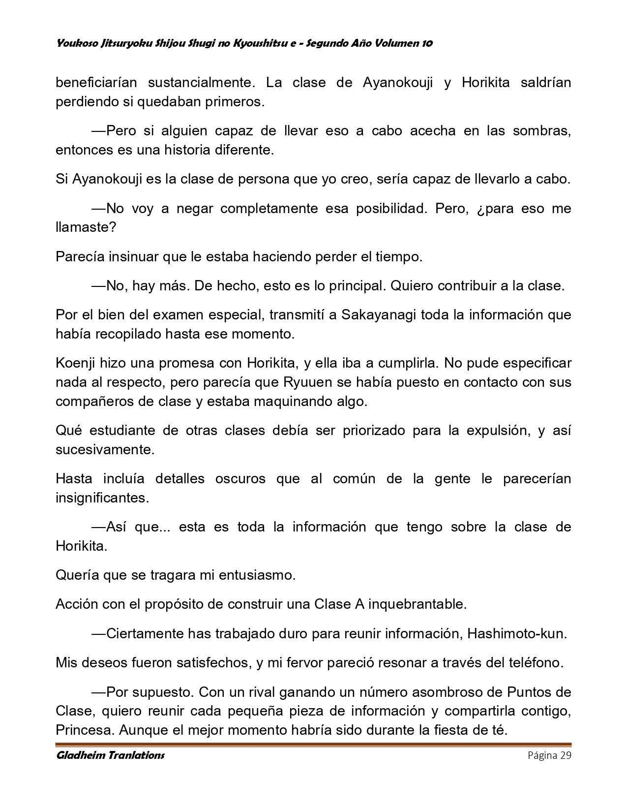 Página 29 del Manga