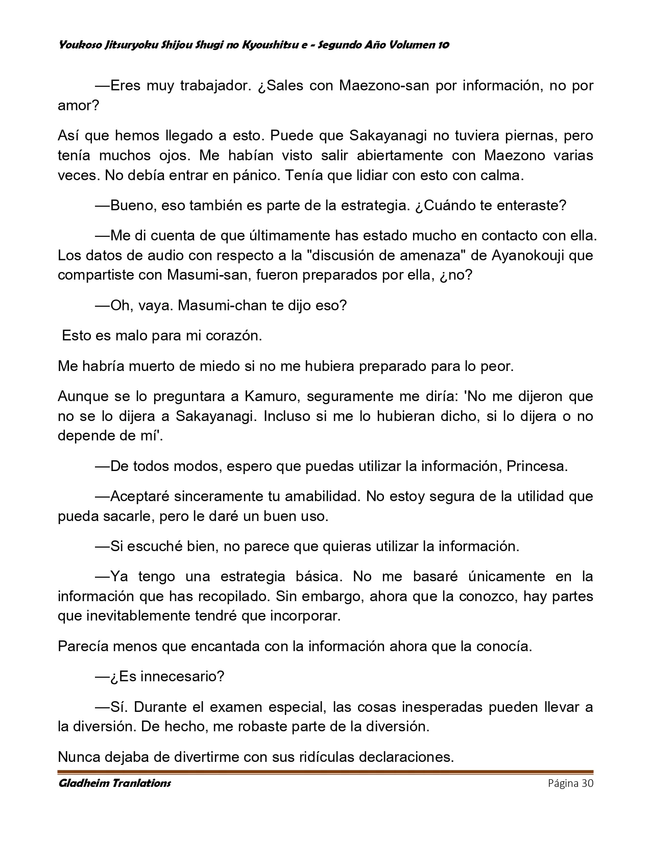 Página 30 del Manga