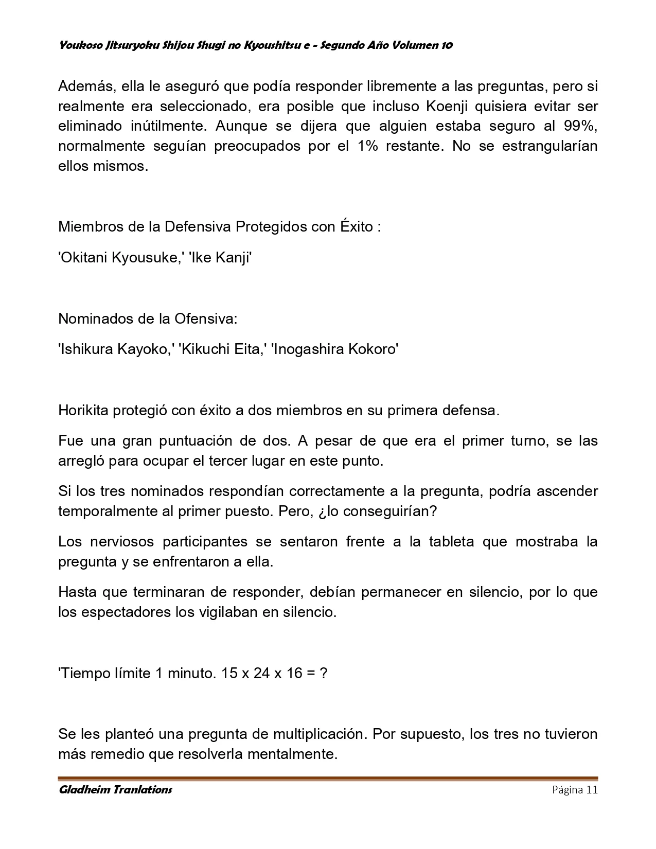 Página 11 del Manga