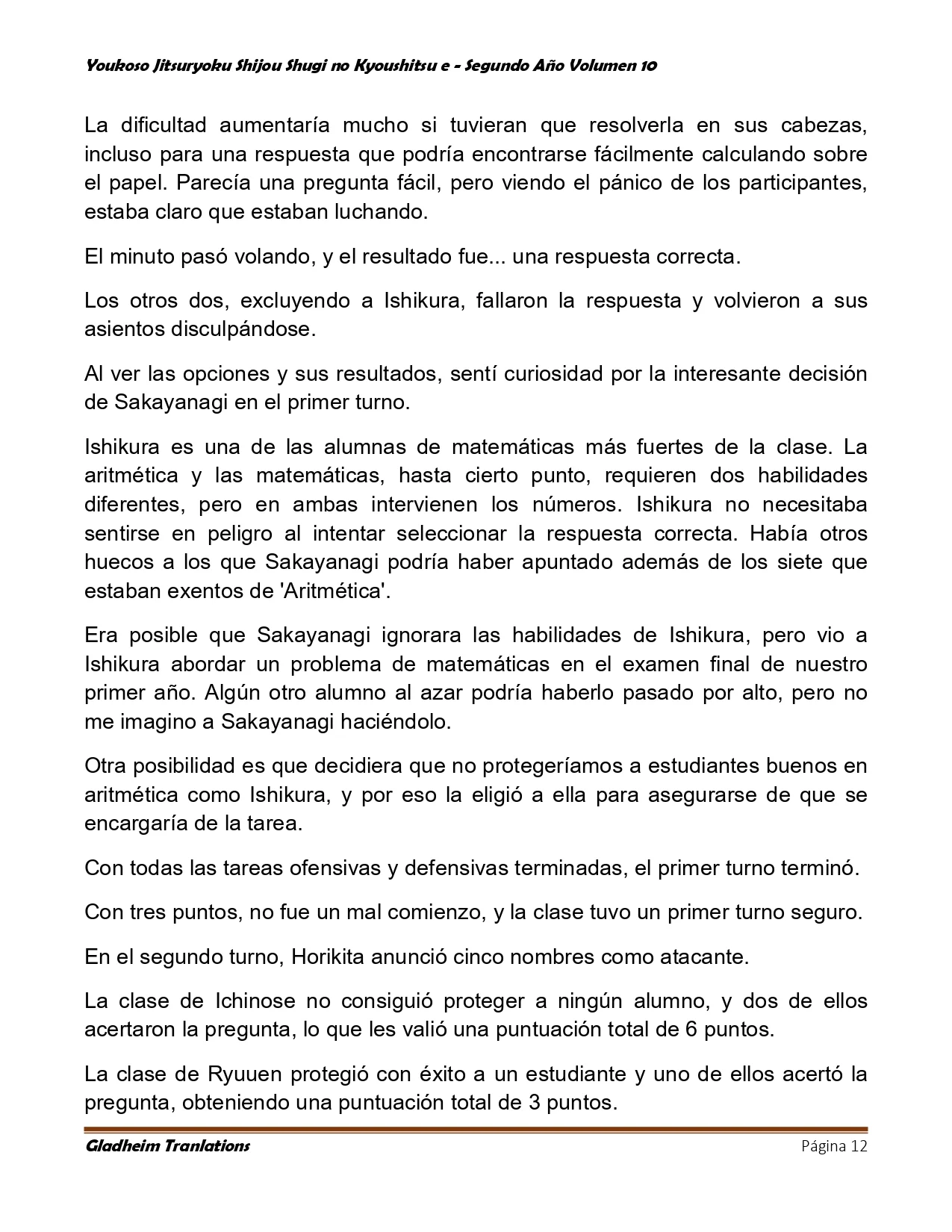 Página 12 del Manga