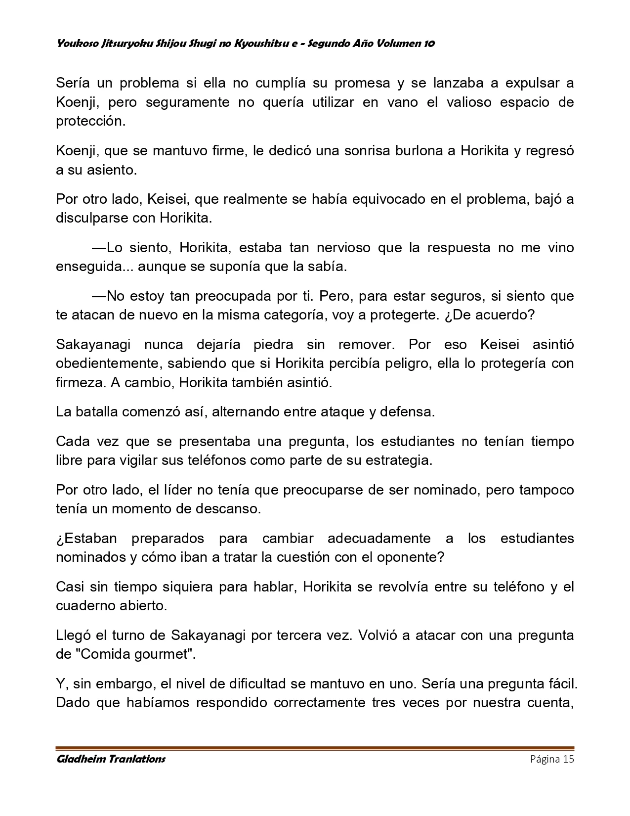 Página 15 del Manga