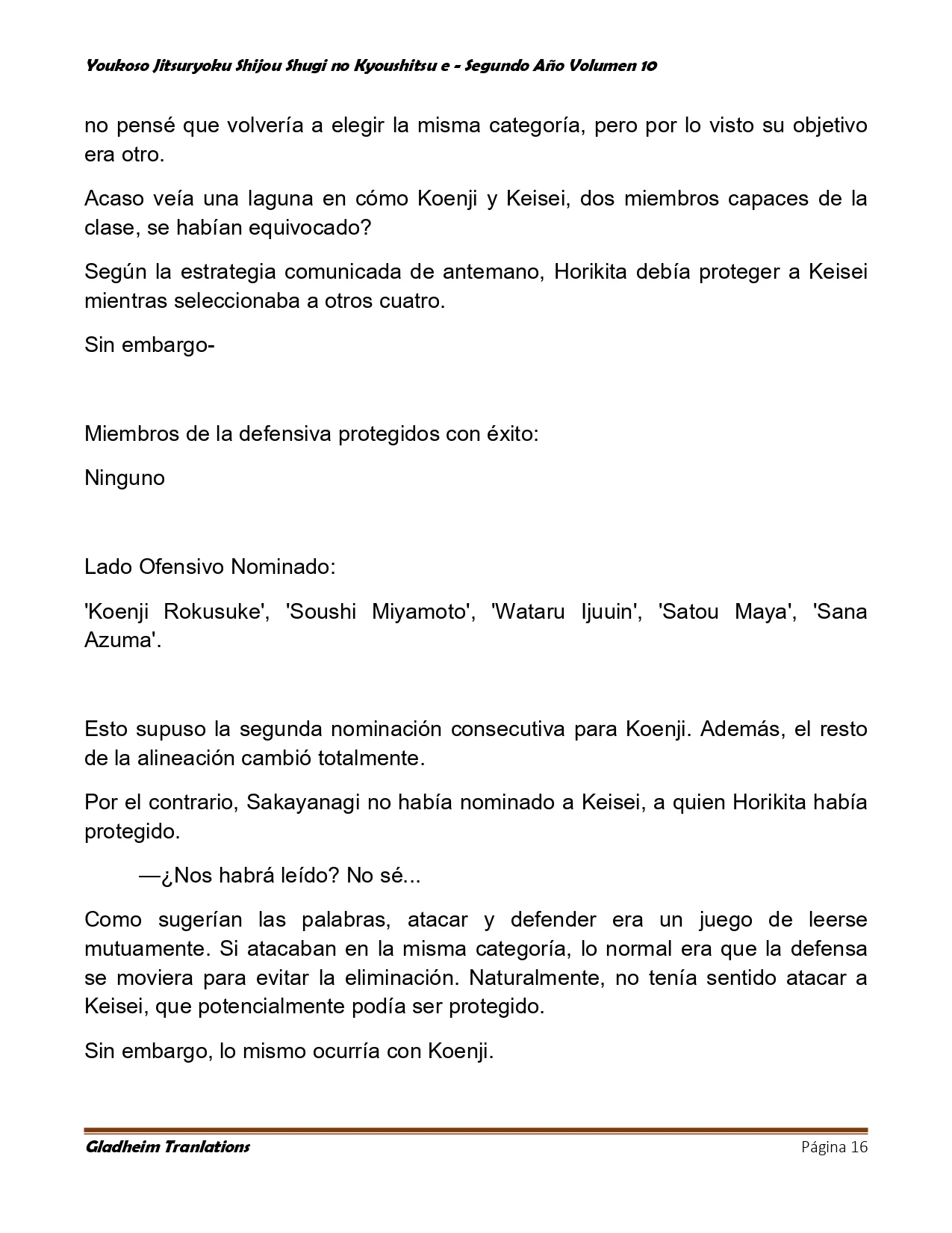 Página 16 del Manga