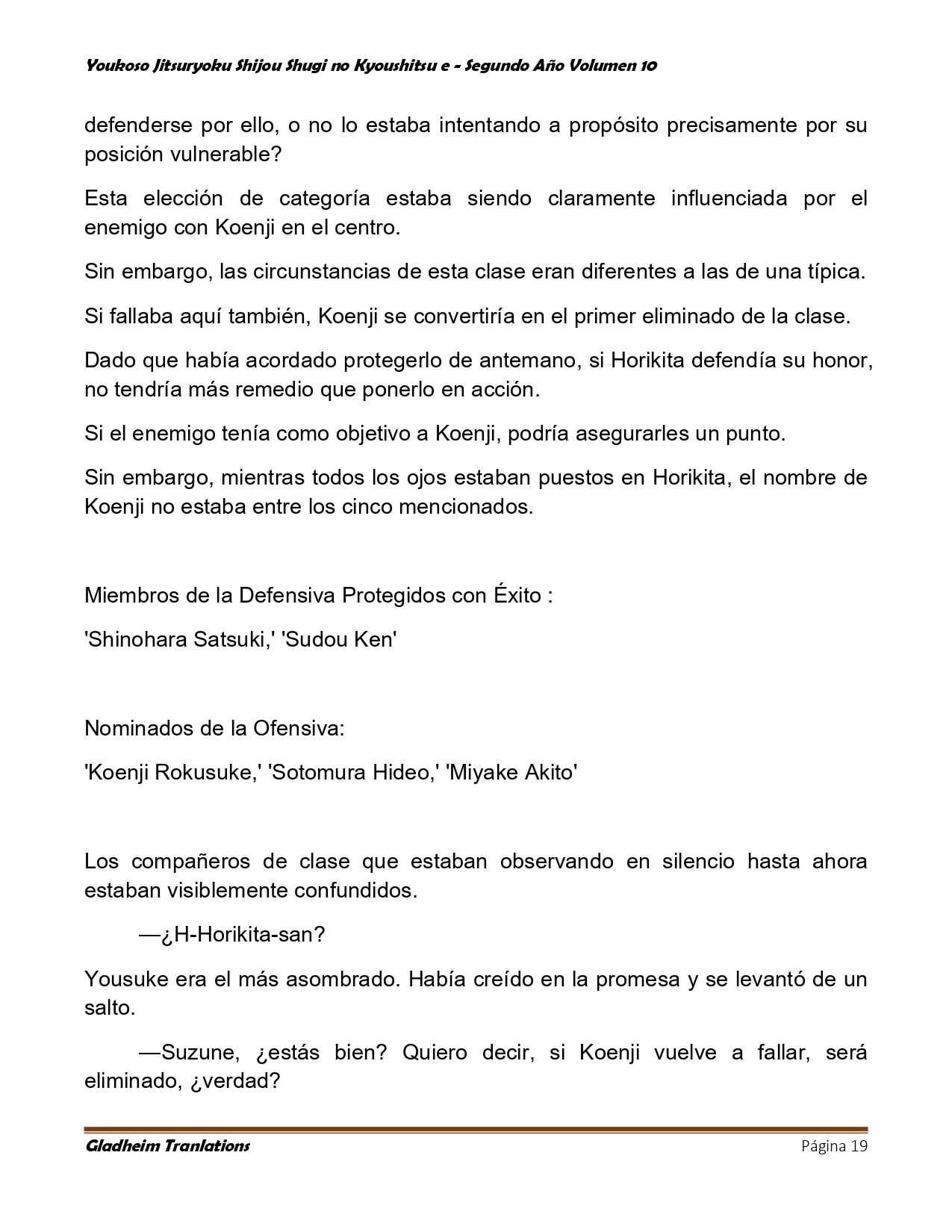 Página 19 del Manga