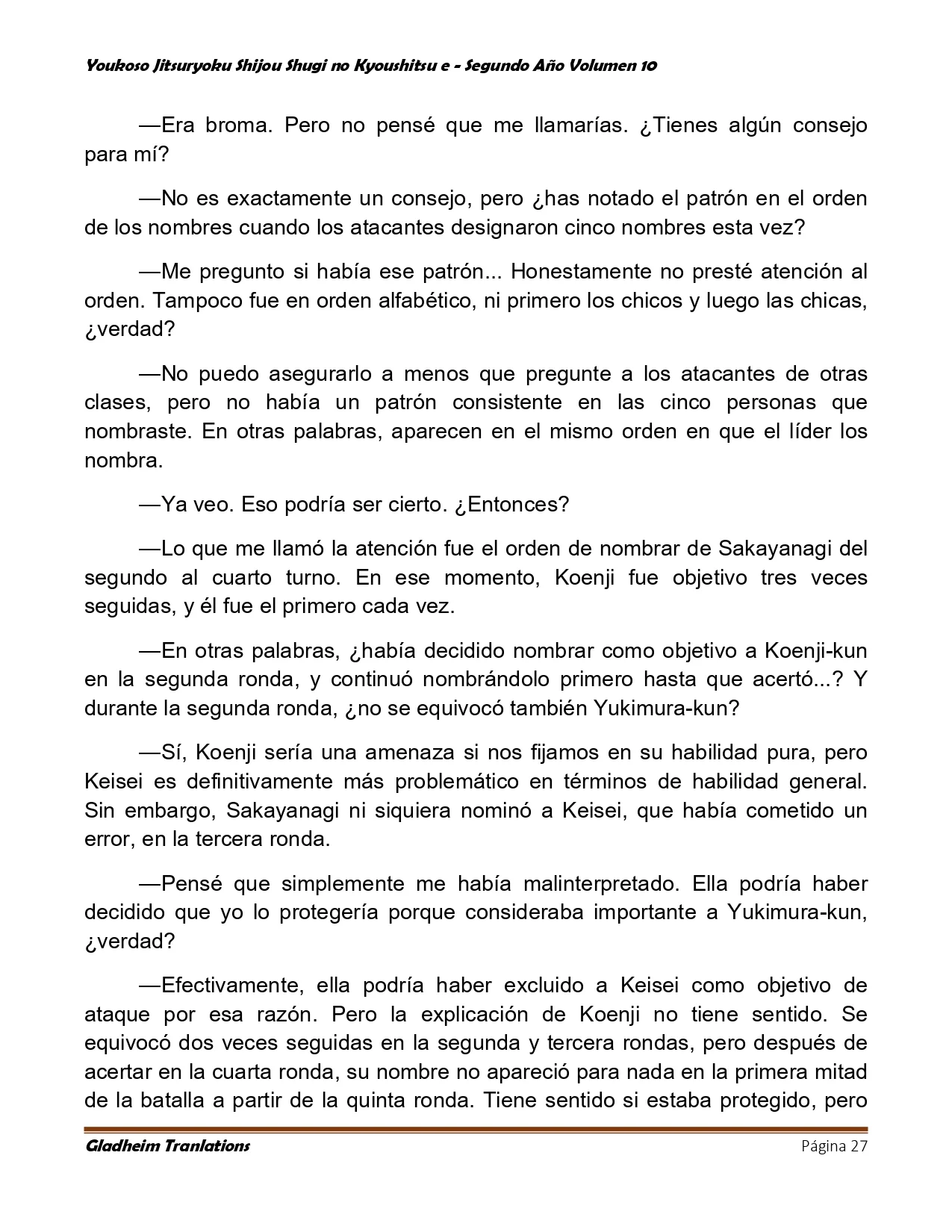 Página 27 del Manga