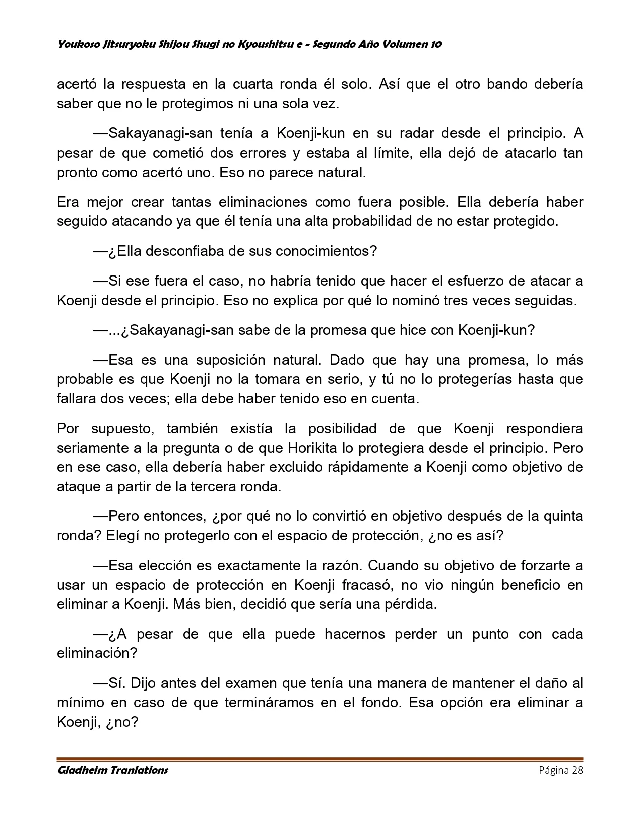 Página 28 del Manga