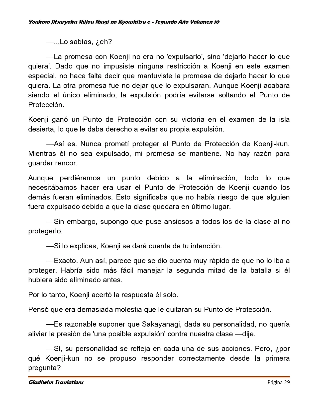 Página 29 del Manga