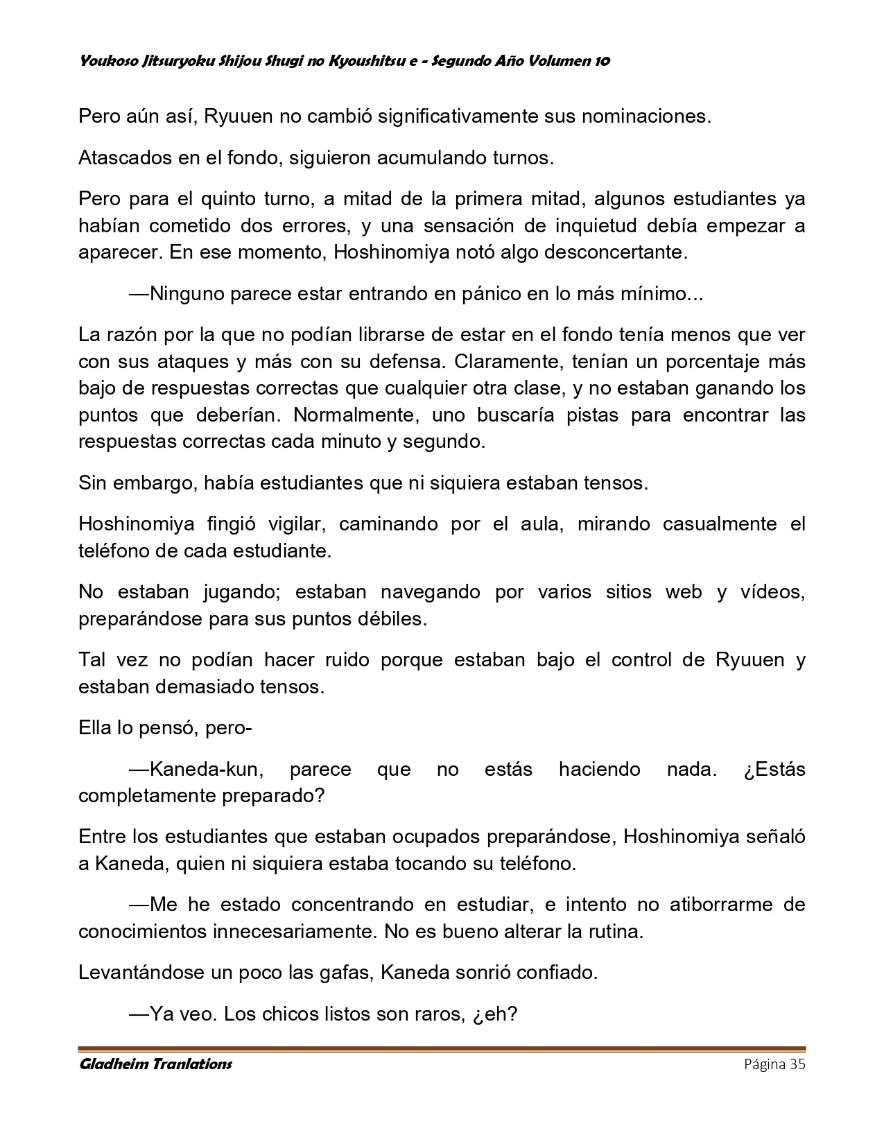 Página 35 del Manga