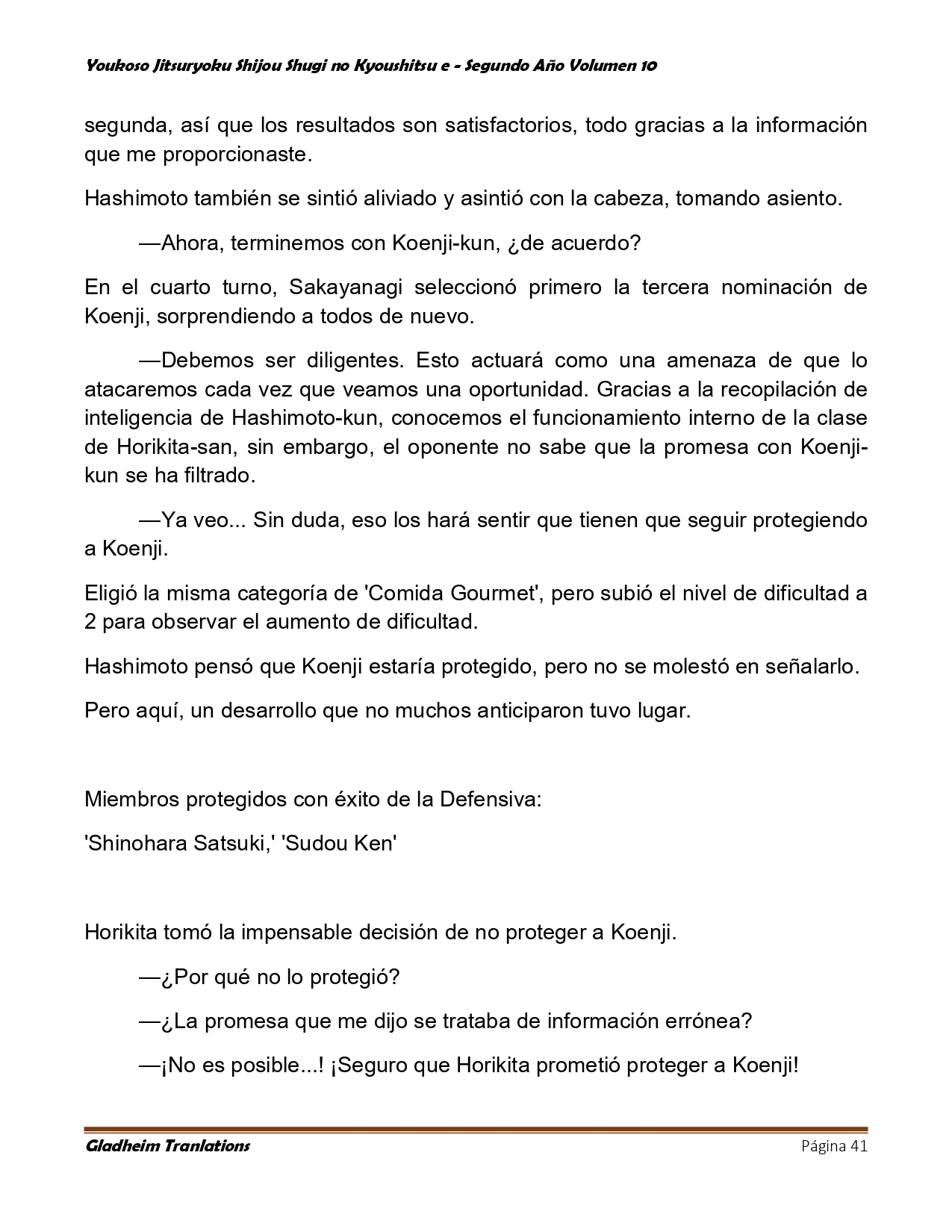 Página 41 del Manga