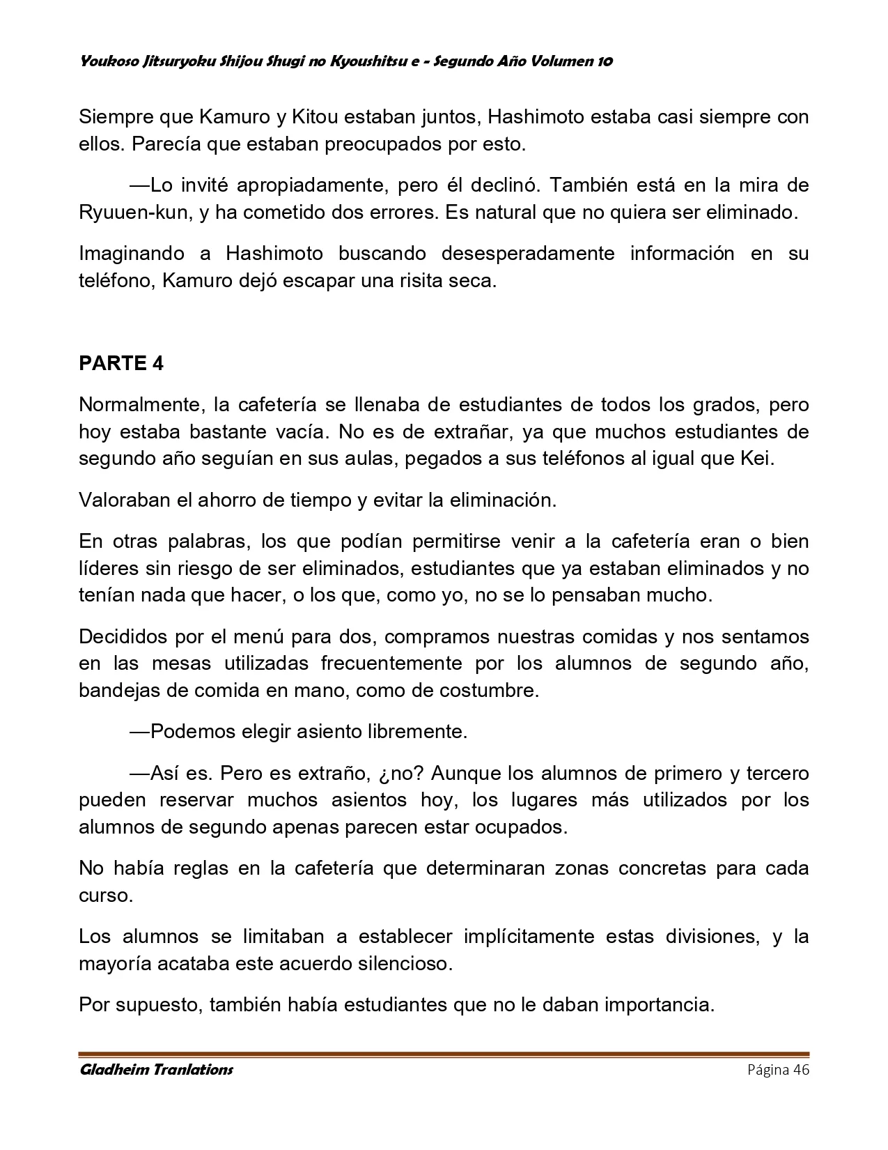 Página 46 del Manga