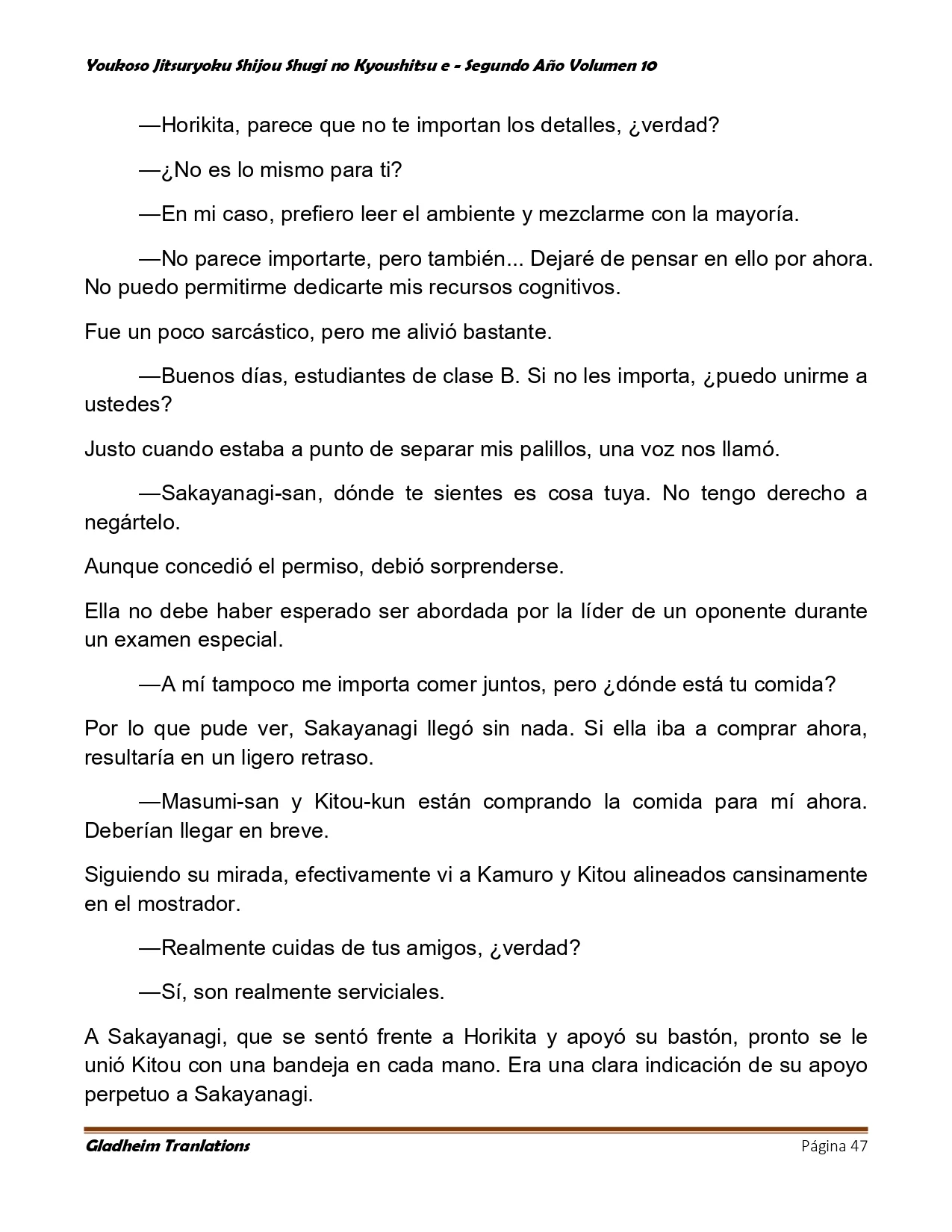 Página 47 del Manga