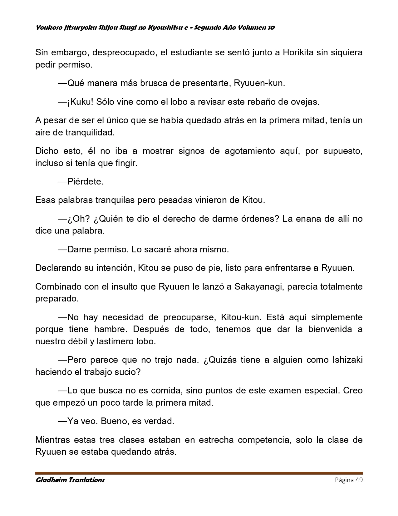Página 49 del Manga