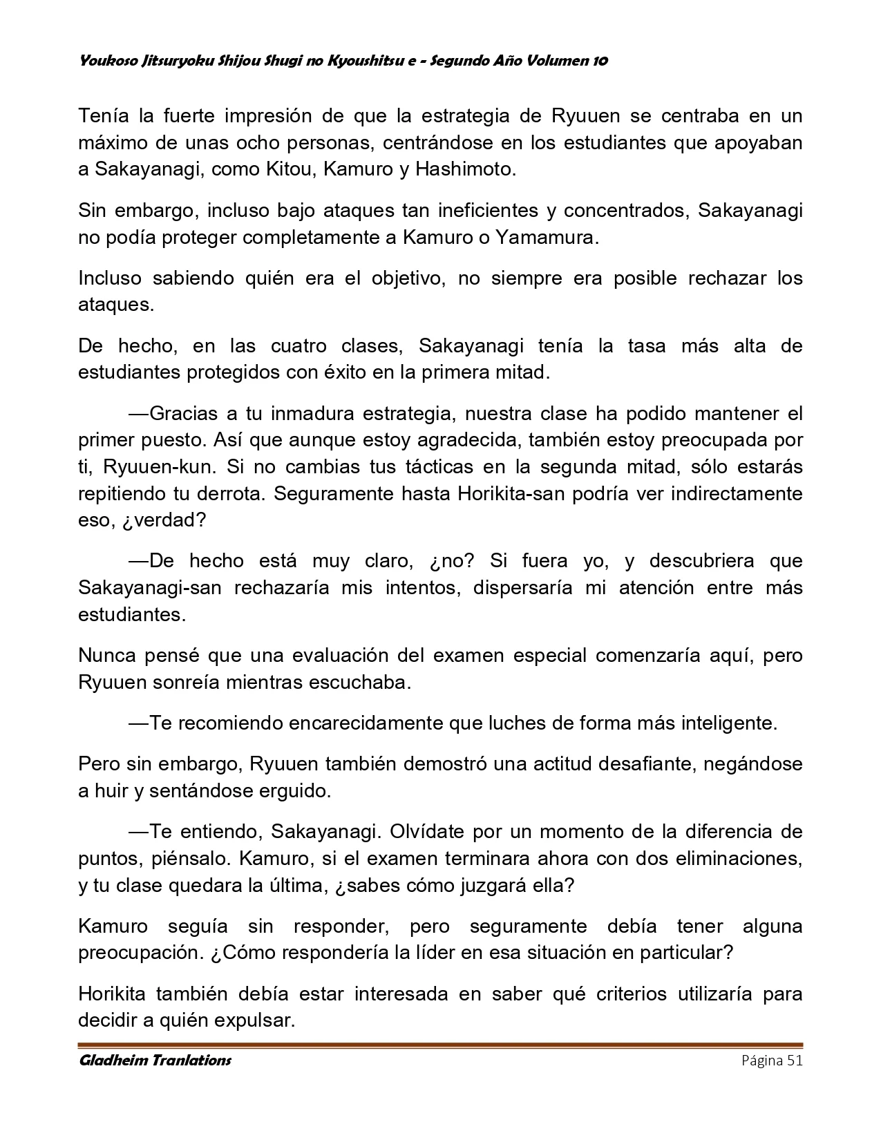 Página 51 del Manga