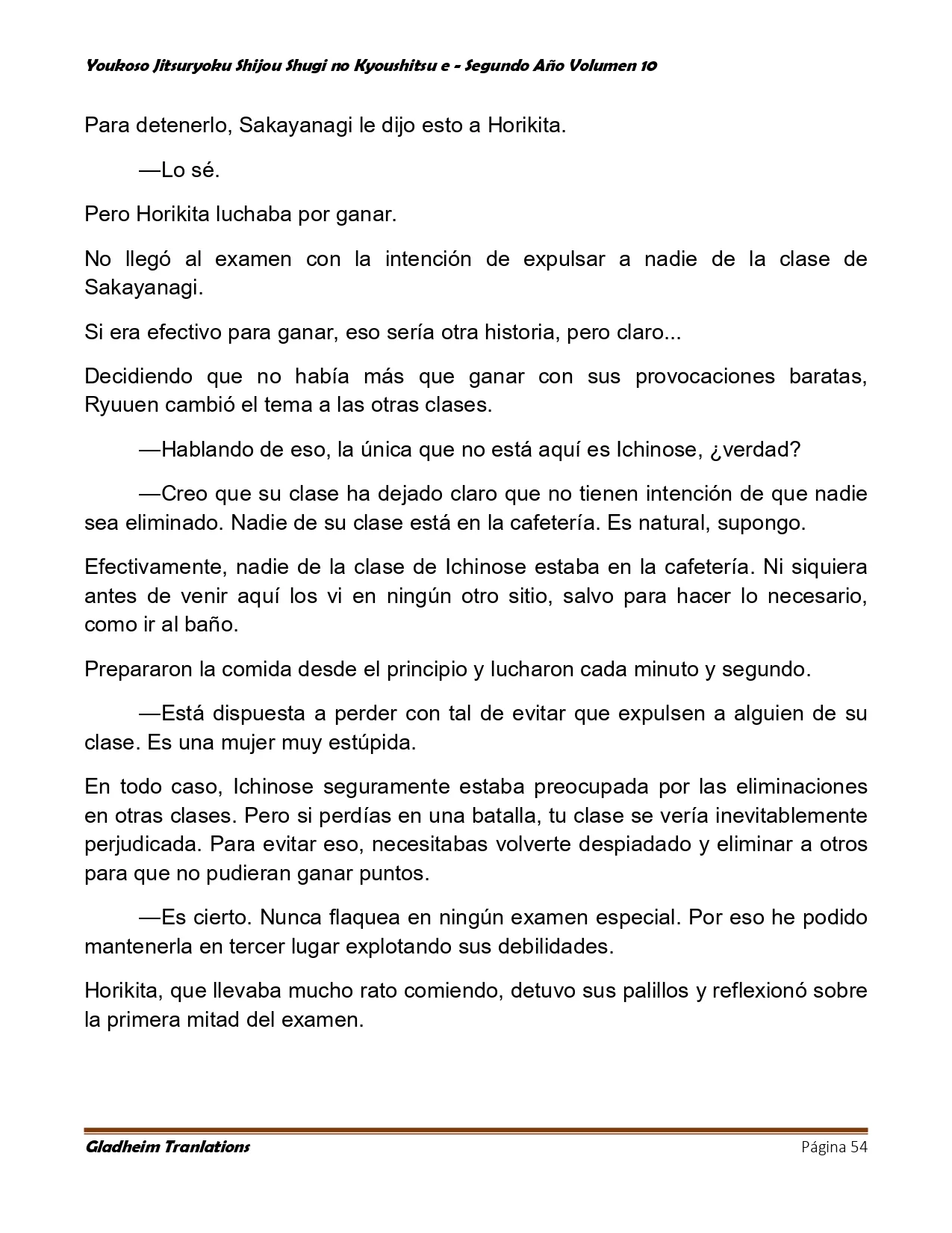 Página 54 del Manga