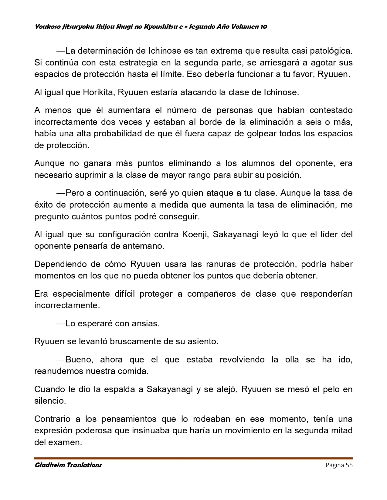 Página 55 del Manga