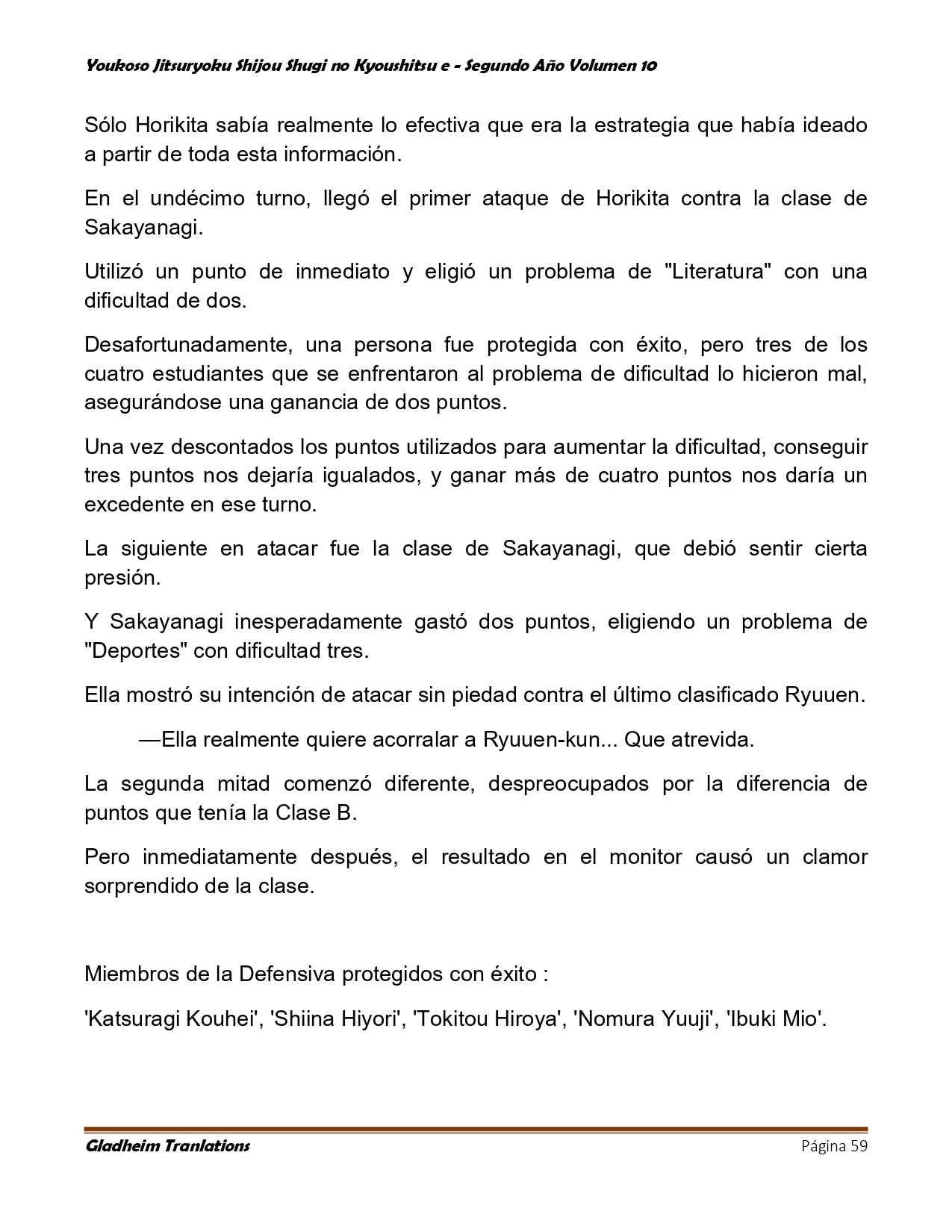 Página 59 del Manga