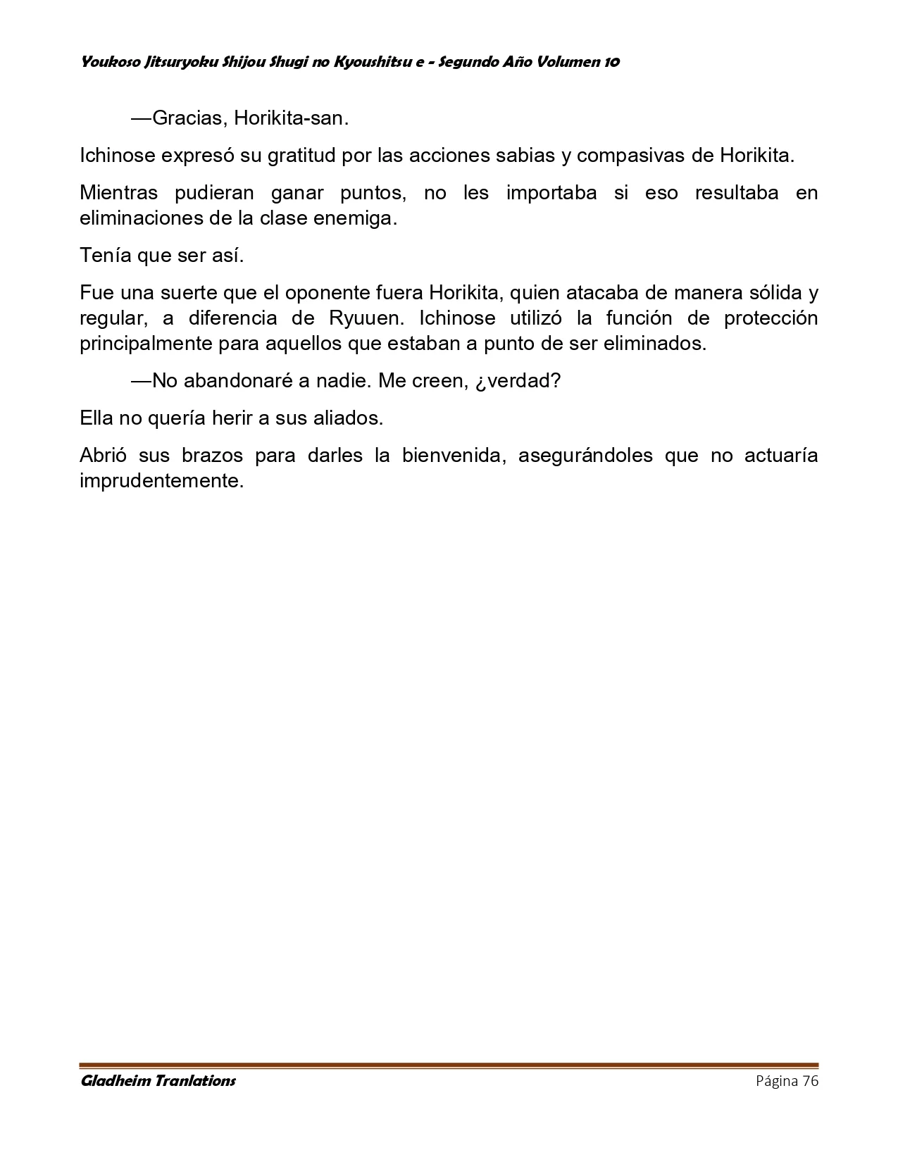 Página 76 del Manga