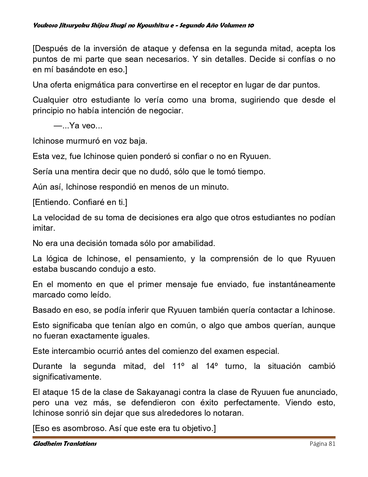 Página 81 del Manga