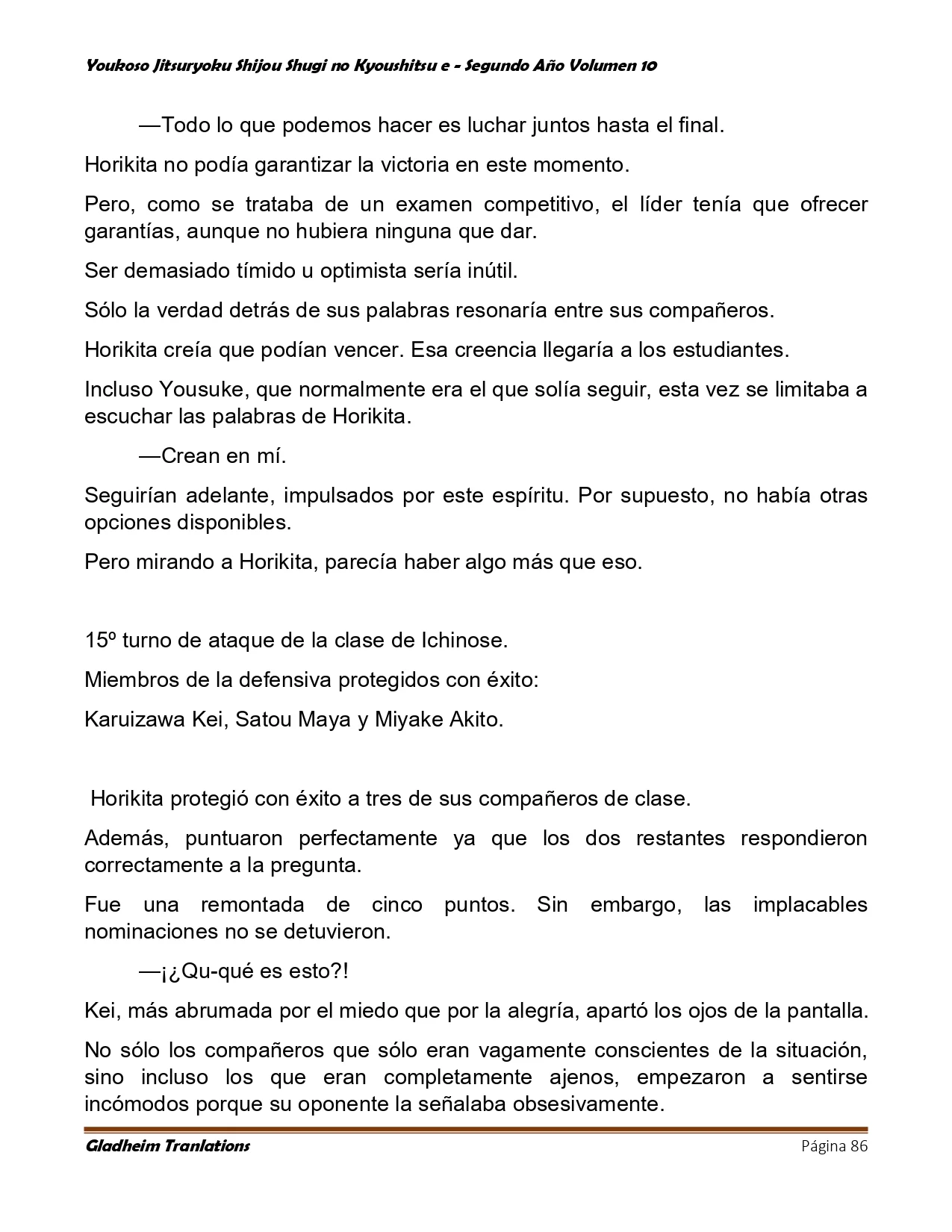 Página 86 del Manga