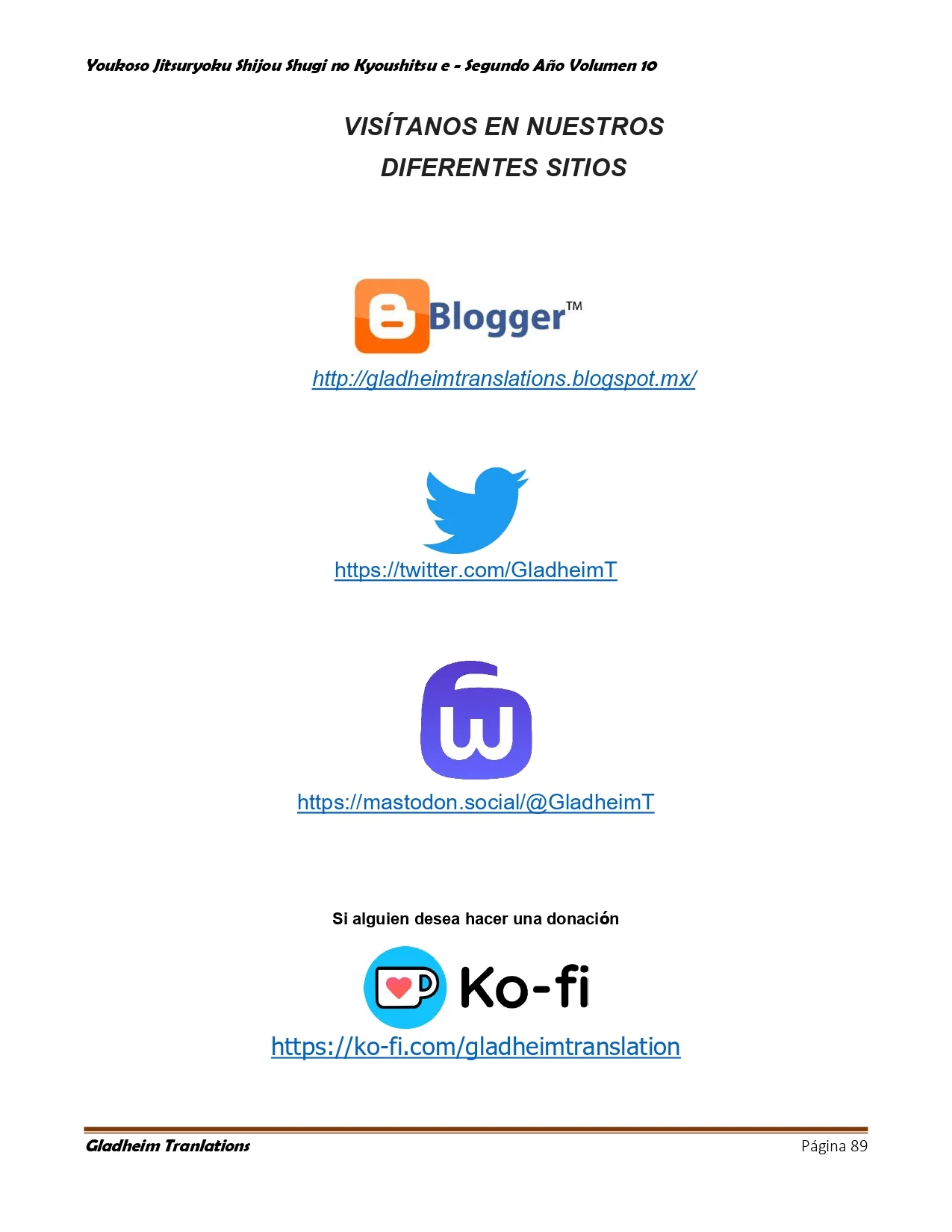 Página 89 del Manga