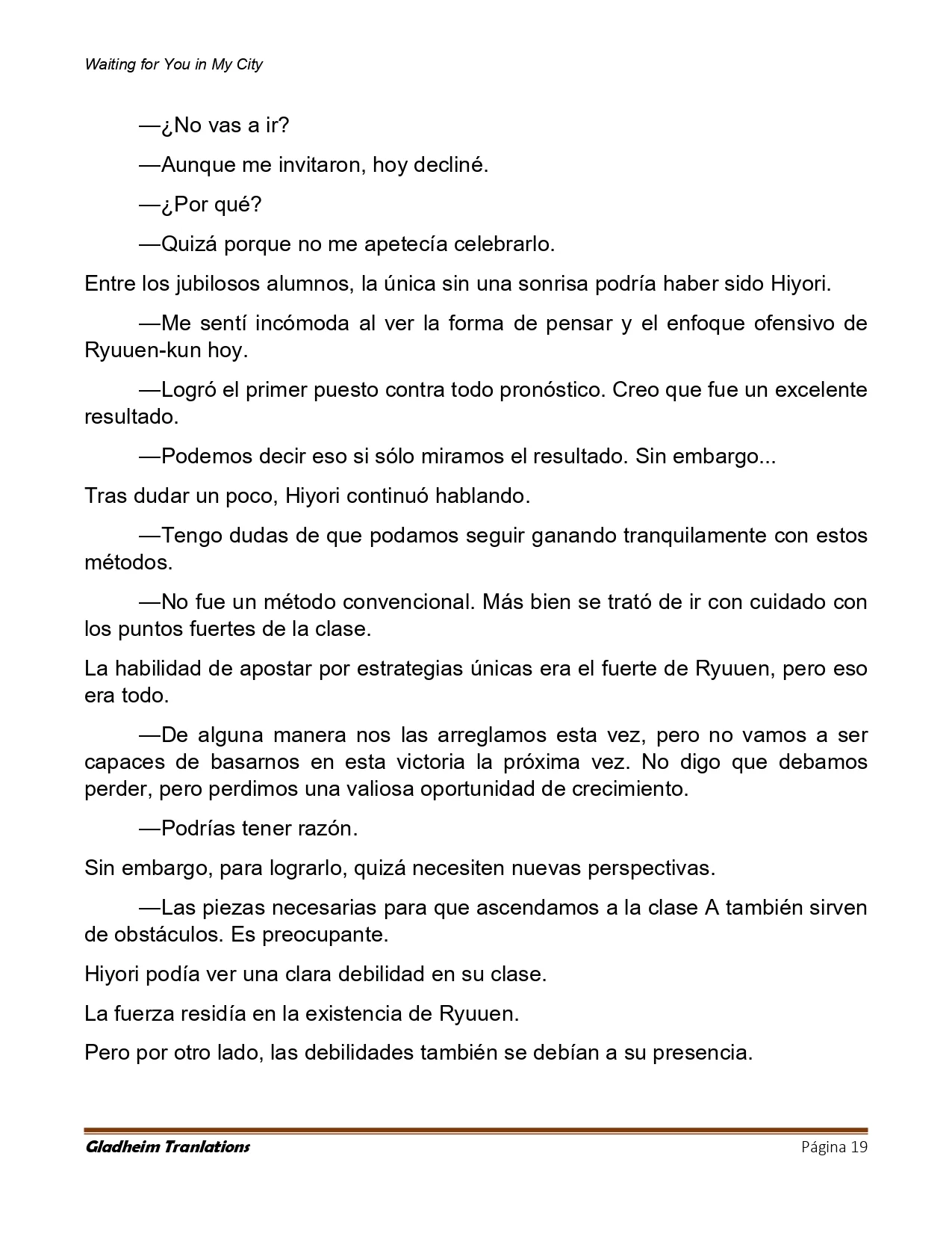 Página 19 del Manga