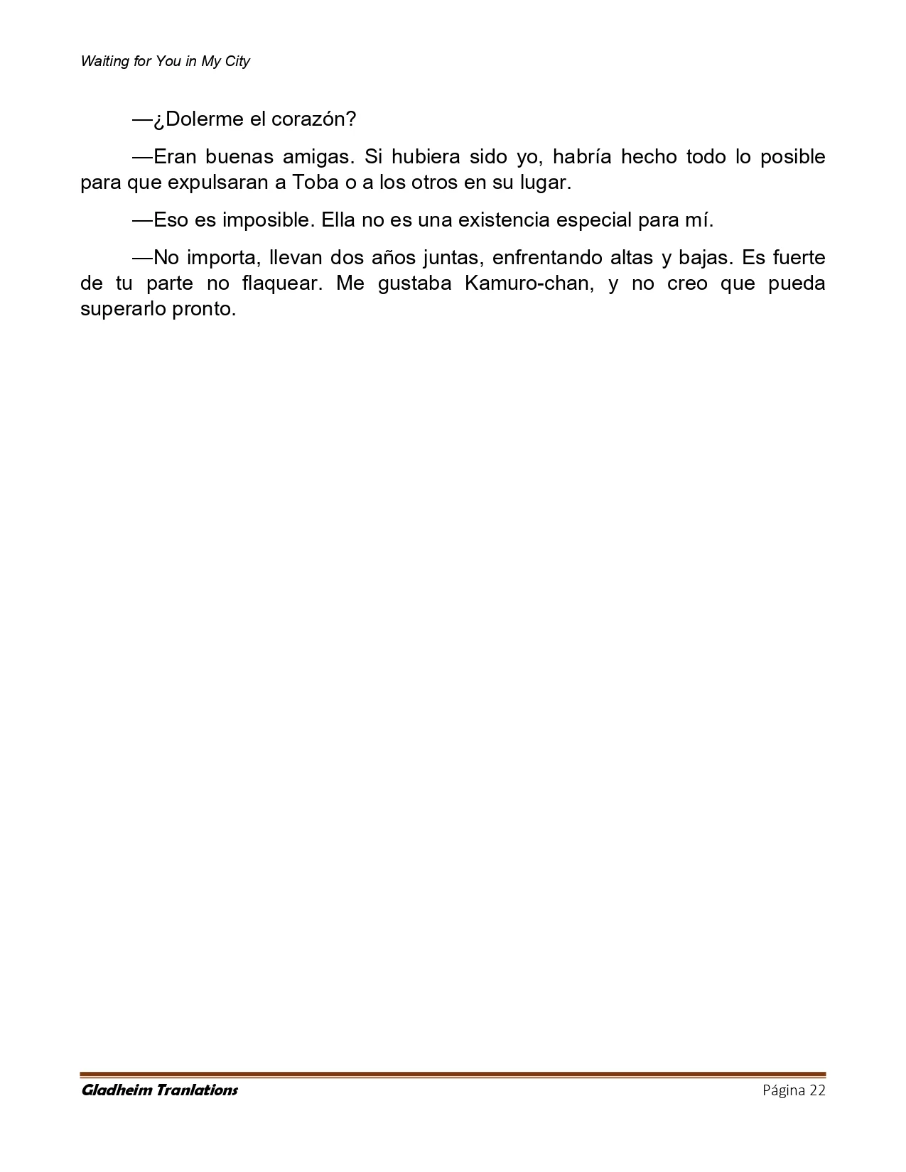 Página 22 del Manga