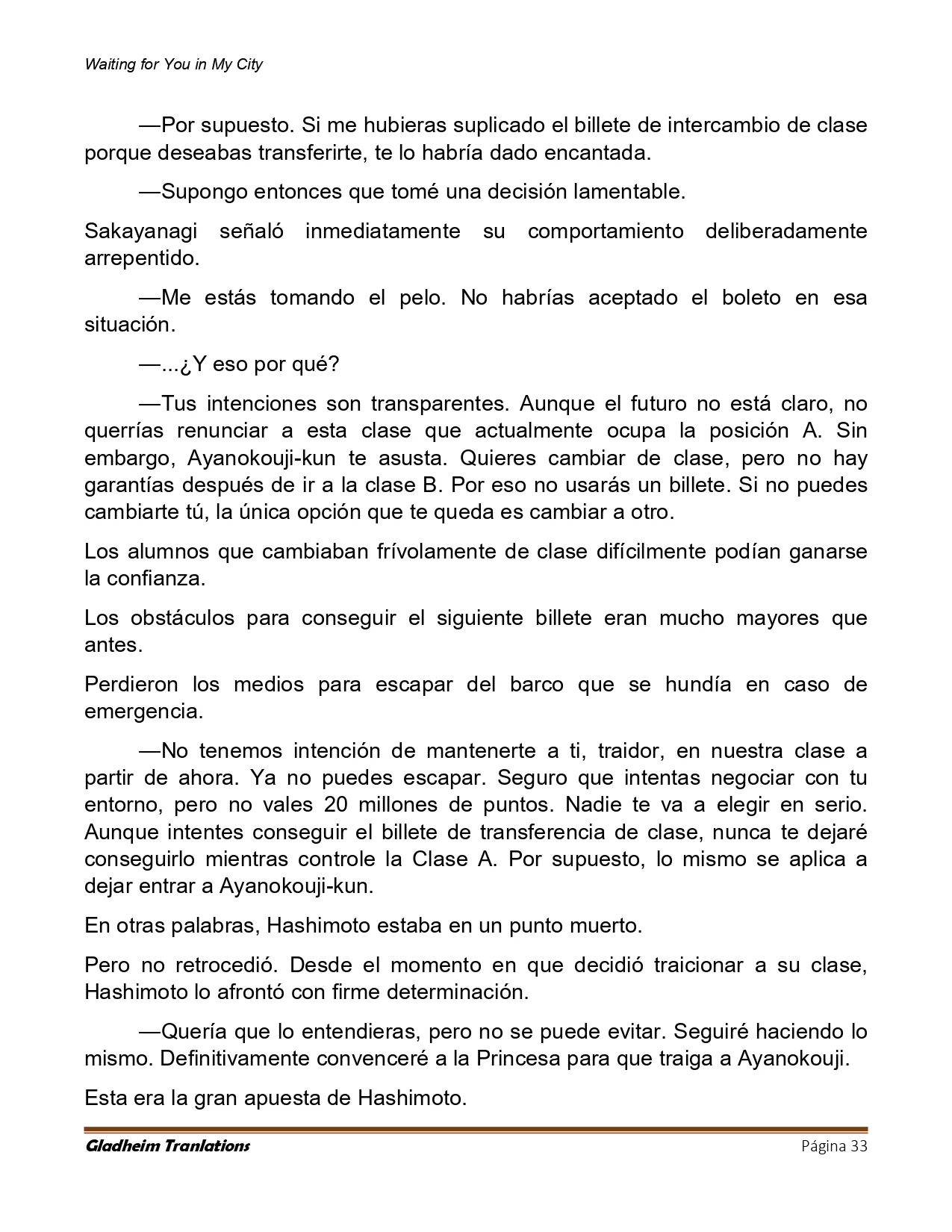 Página 33 del Manga