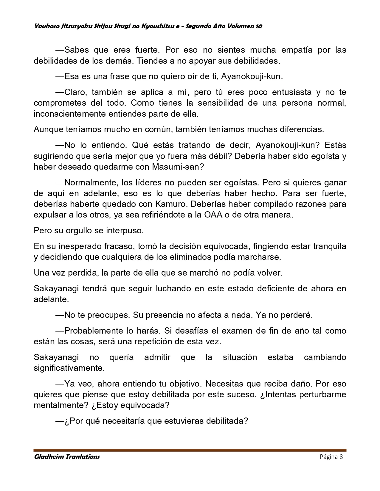Página 8 del Manga