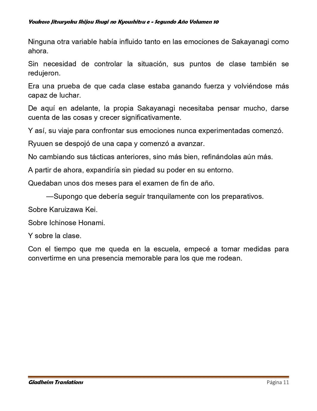 Página 11 del Manga