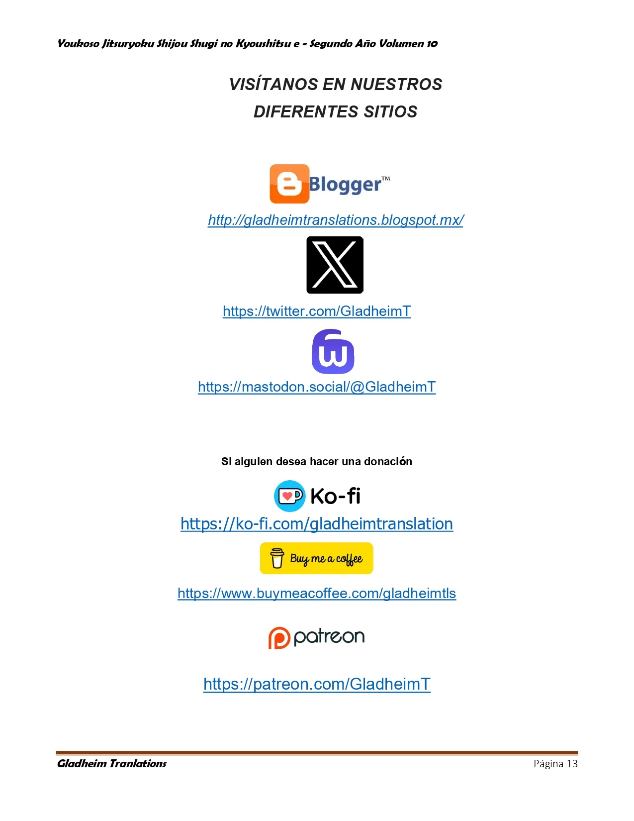 Página 13 del Manga