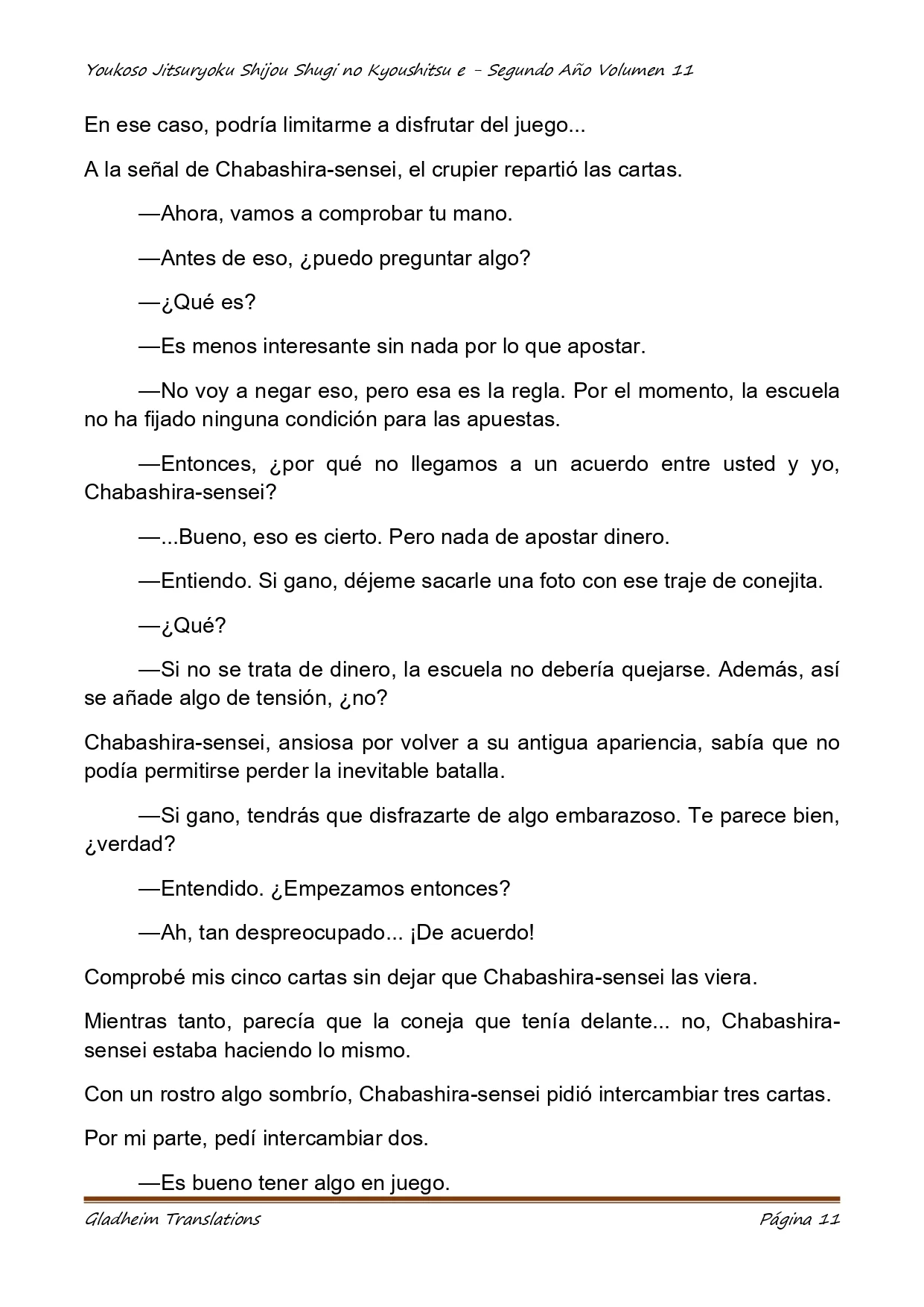 Página 11 del Manga