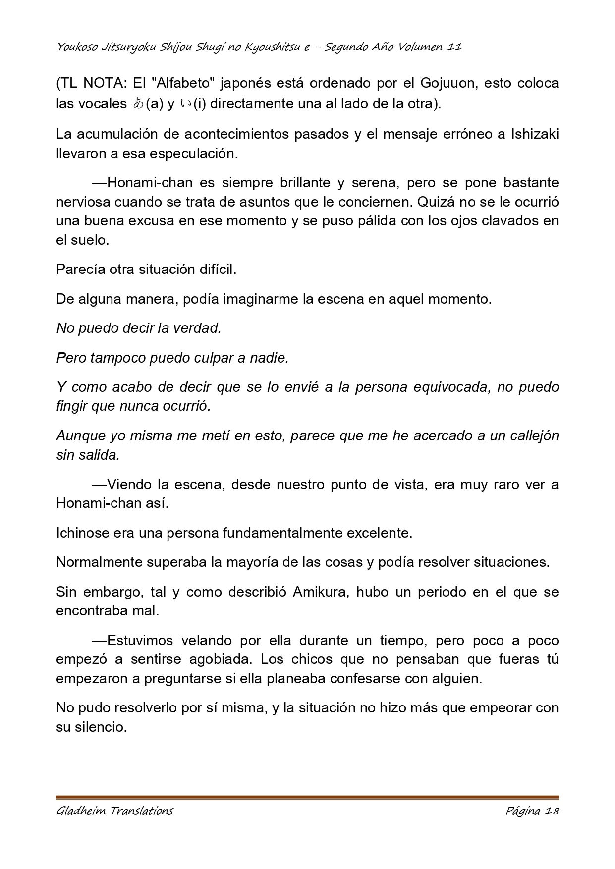 Página 18 del Manga