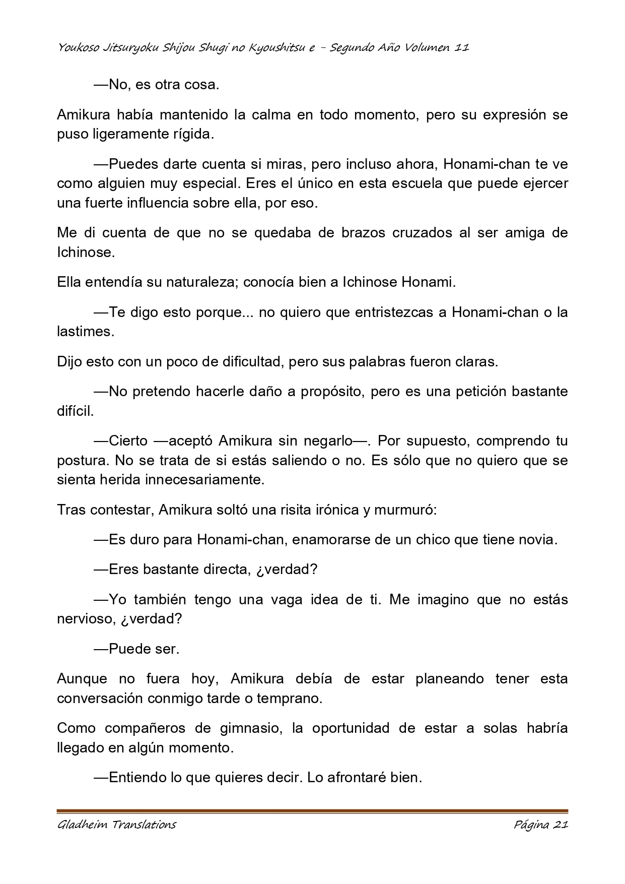 Página 21 del Manga