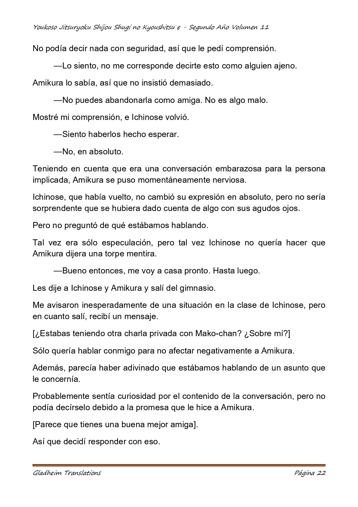 Página 22 del Manga