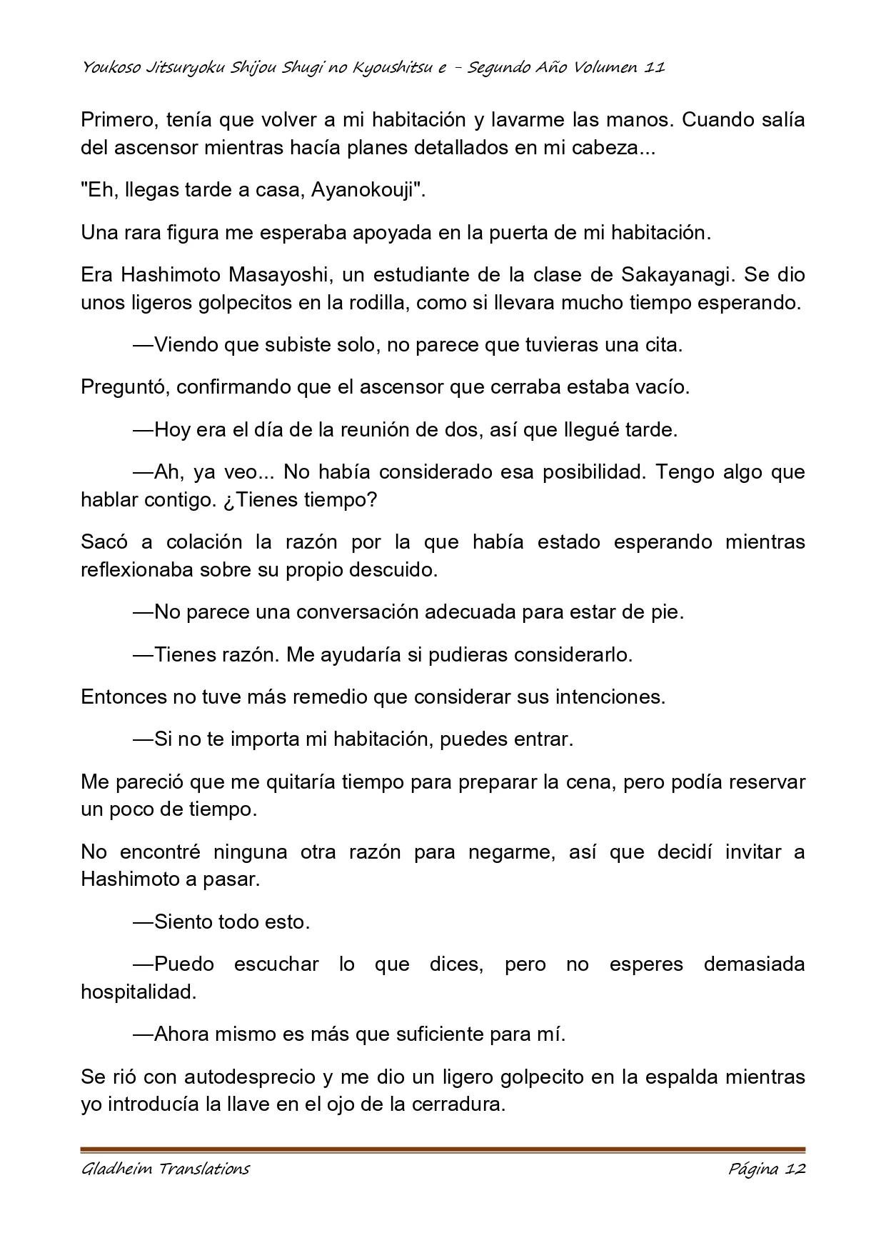 Página 12 del Manga