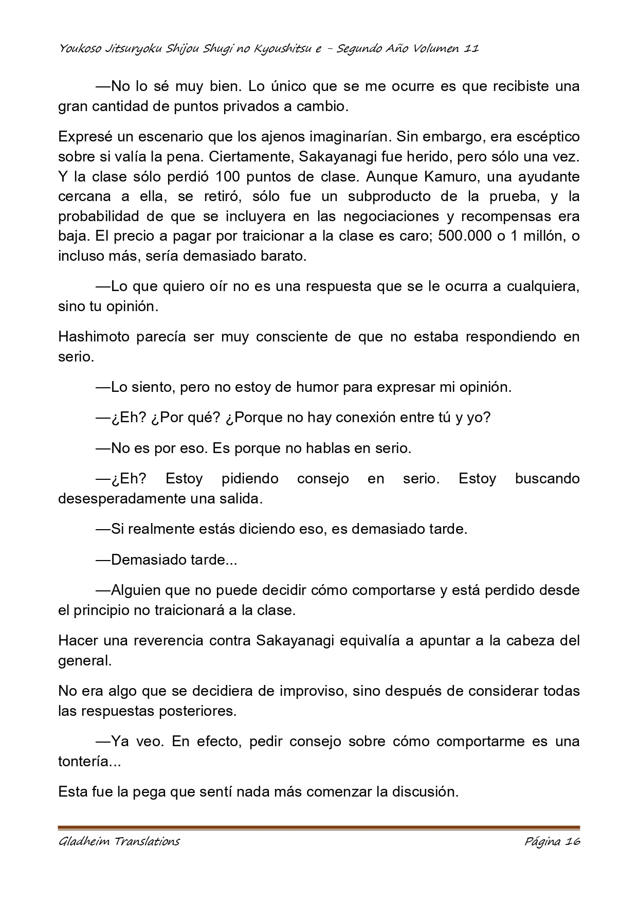 Página 16 del Manga