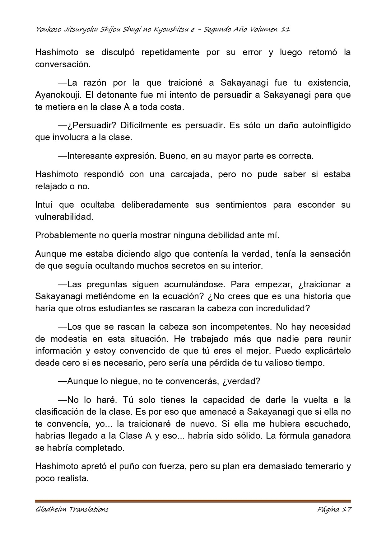 Página 17 del Manga